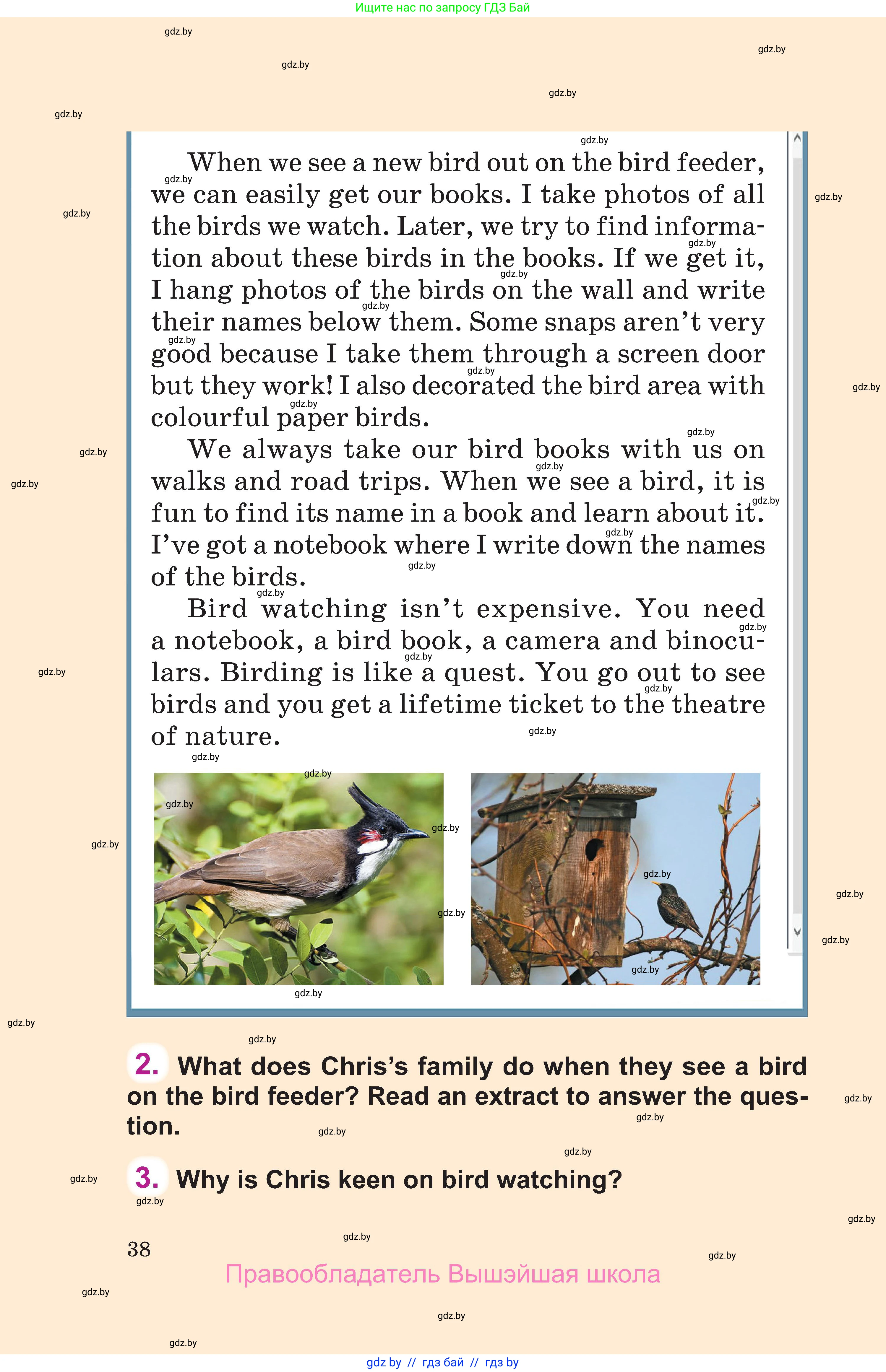 Английский язык (english), 6 класс Учебник, авторы: Демченко Наталья Валентиновна, Севрюкова Татьяна Юрьевна, Юхнель Наталья Валентиновна, Наумова Елена Георгиевна, Рыбалко О Н, Манешина А В, Маслёнченко Н А, издательство Вышэйшая школа, Минск, 2018, красного цвета, Часть 2, страница 38