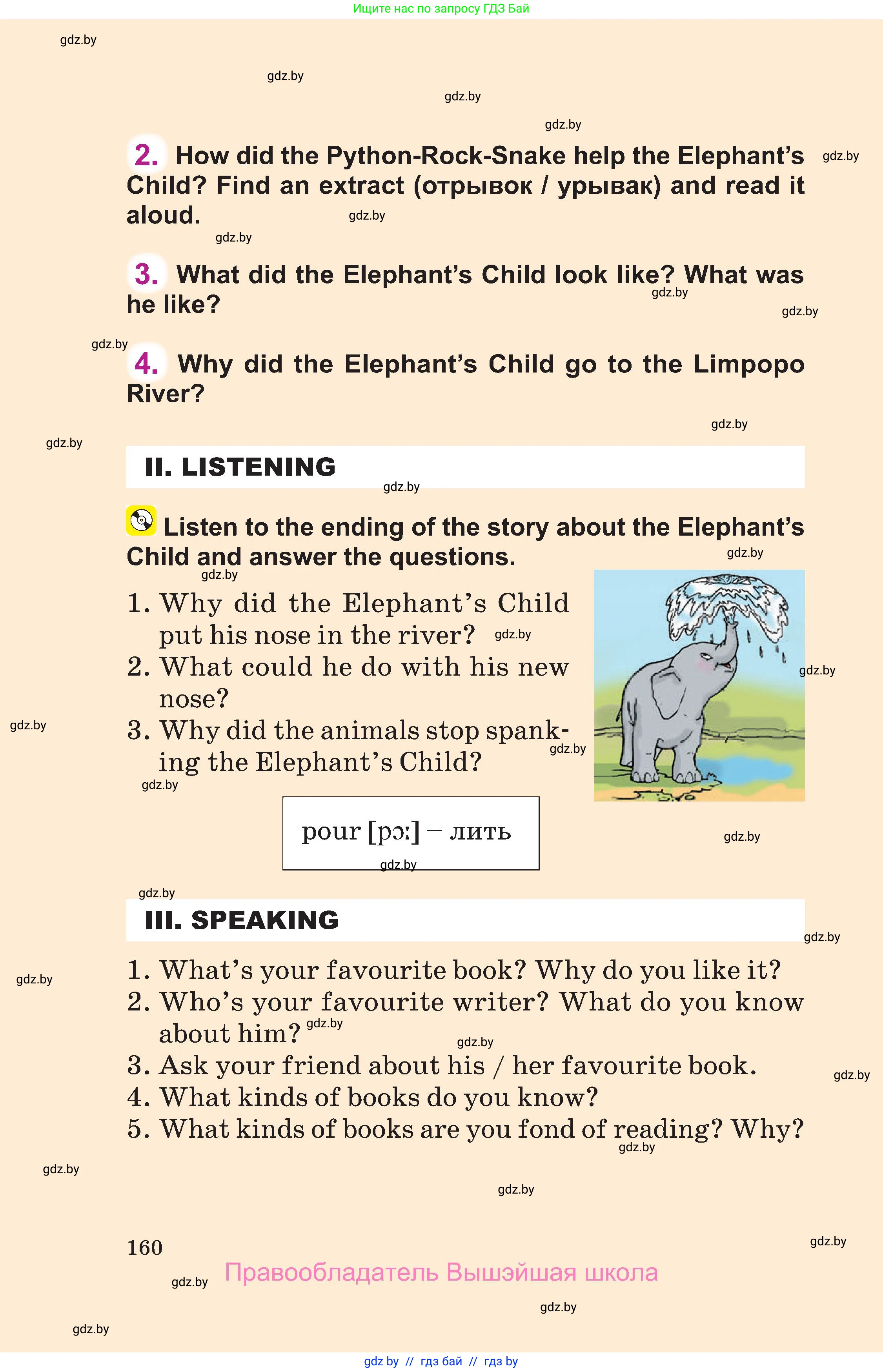 Английский язык (english), 6 класс Учебник, авторы: Демченко Наталья Валентиновна, Севрюкова Татьяна Юрьевна, Юхнель Наталья Валентиновна, Наумова Елена Георгиевна, Рыбалко О Н, Манешина А В, Маслёнченко Н А, издательство Вышэйшая школа, Минск, 2018, красного цвета, Часть 2, страница 160