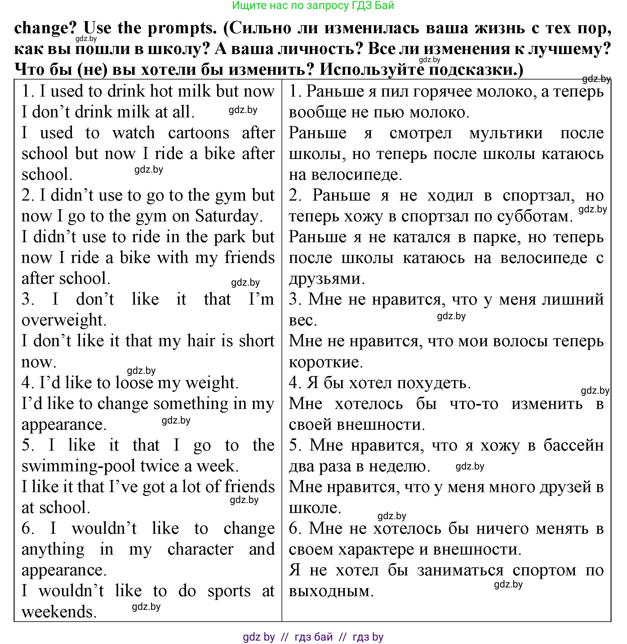 Английский язык (english), 7 класс Тетрадь по грамматике (grammar), авторы: Севрюкова Татьяна Юрьевна, Бушуева Эдите Владиславовна, Юхнель Наталья Валентиновна, издательство Аверсэв, Минск, 2023, страница 28, номер 5, Решение (продолжение 2)