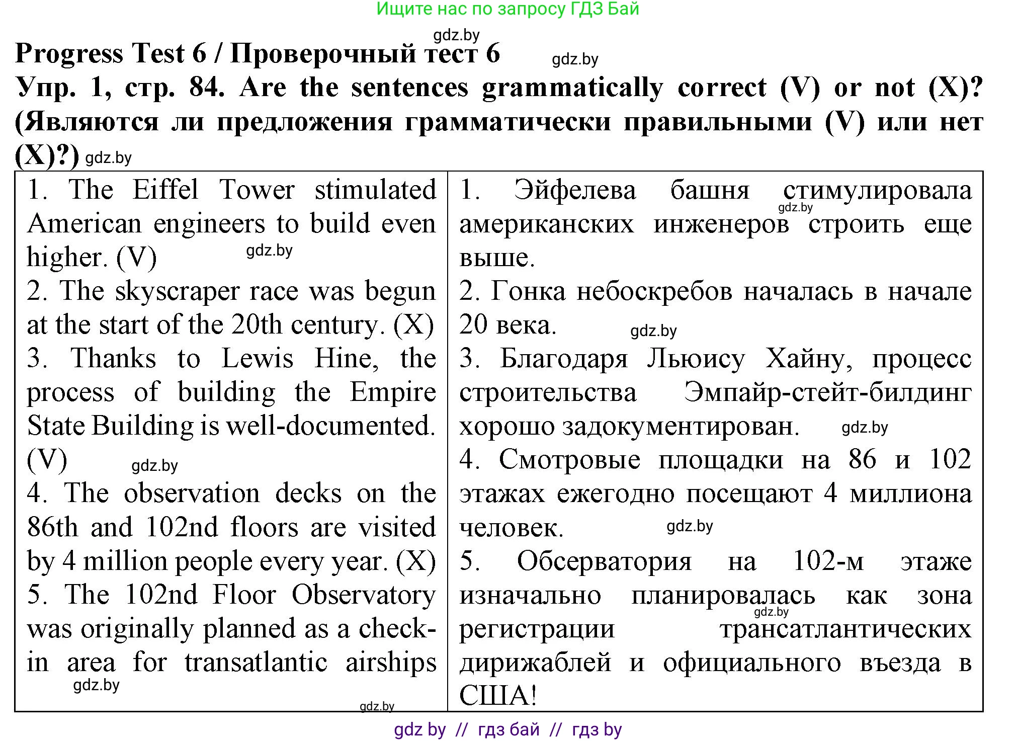 Английский язык (english), 7 класс Тетрадь по грамматике (grammar), авторы: Севрюкова Татьяна Юрьевна, Бушуева Эдите Владиславовна, Юхнель Наталья Валентиновна, издательство Аверсэв, Минск, 2023, страница 84, номер 1, Решение