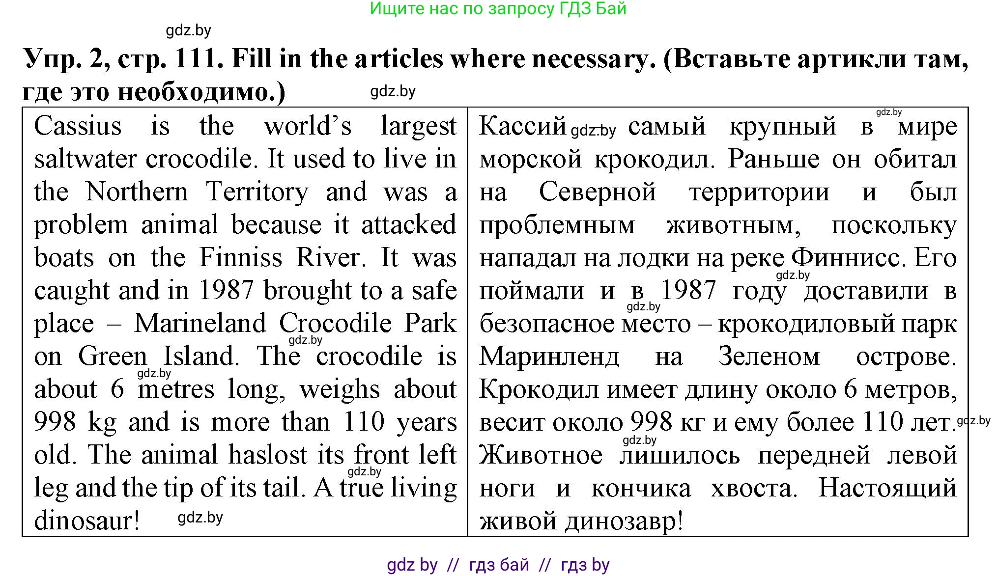 Английский язык (english), 7 класс Тетрадь по грамматике (grammar), авторы: Севрюкова Татьяна Юрьевна, Бушуева Эдите Владиславовна, Юхнель Наталья Валентиновна, издательство Аверсэв, Минск, 2023, страница 111, номер 2, Решение