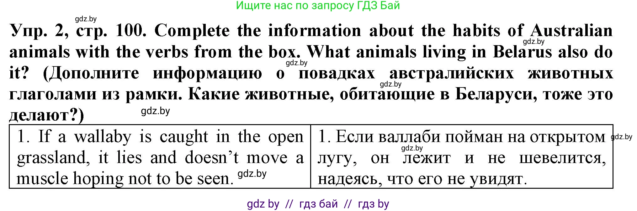 Английский язык (english), 7 класс Тетрадь по грамматике (grammar), авторы: Севрюкова Татьяна Юрьевна, Бушуева Эдите Владиславовна, Юхнель Наталья Валентиновна, издательство Аверсэв, Минск, 2023, страница 100, номер 2, Решение