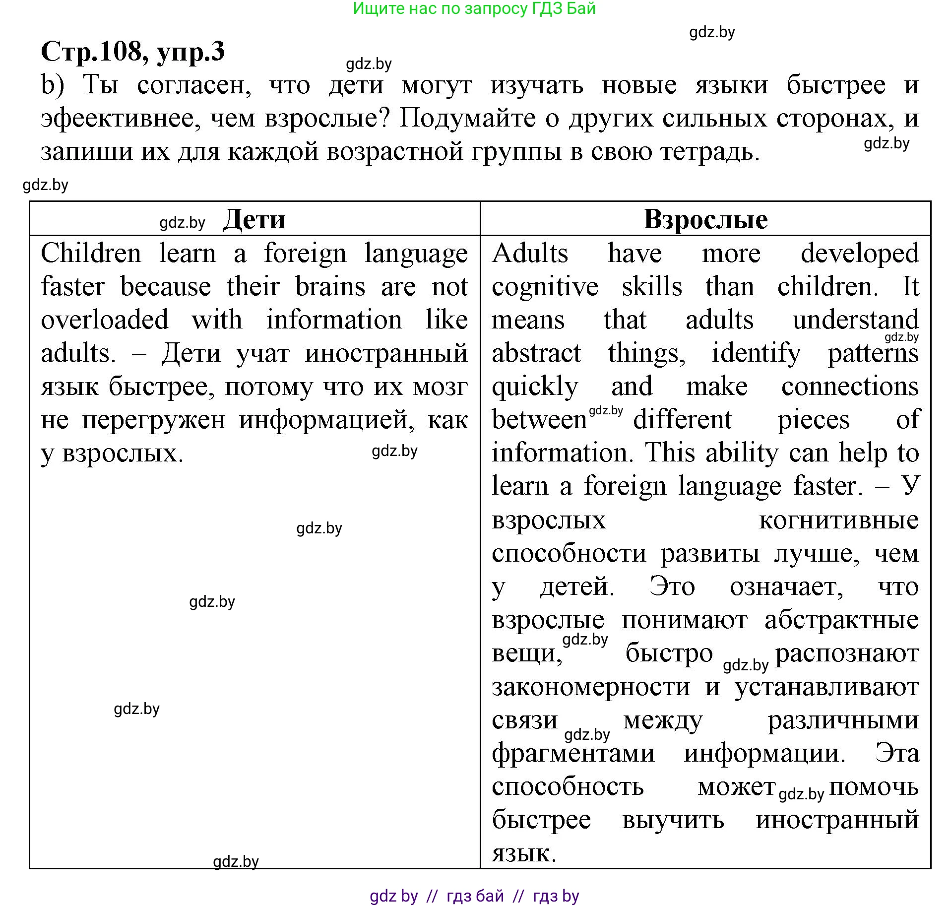 Английский язык (english), 7 класс Рабочая тетрадь (workbook), авторы: Демченко Наталья Валентиновна, Севрюкова Татьяна Юрьевна, Наумова Елена Георгиевна, Юхнель Наталья Валентиновна, Манешина А В, Маслёнченко Н А, Рыбалко О Н, издательство Аверсэв, Минск, 2021, голубого цвета, Часть ( Part) 2, страница 107, номер 3, Решение (продолжение 2)