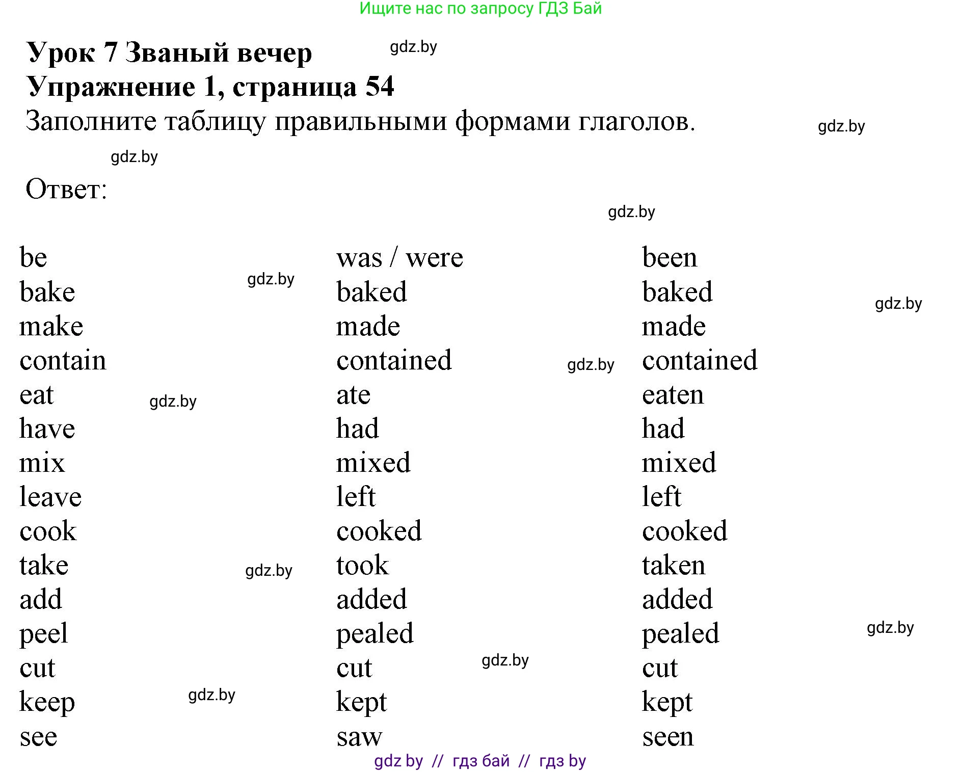 Английский язык (english), 8 класс рабочая тетрадь (activity book), авторы: Лапицкая Людмила Михайловна (Lapitskaya Ludmila), Демченко Наталья Валентиновна, Калишевич Алла Ивановна, Юхнель Наталья Валентиновна, Волков Андрей Валерьевич, Севрюкова Татьяна Юрьевна, издательство Аверсэв, Минск, 2021, салатового цвета, Часть ( Part) 1, страница 54, номер 1, Решение 1