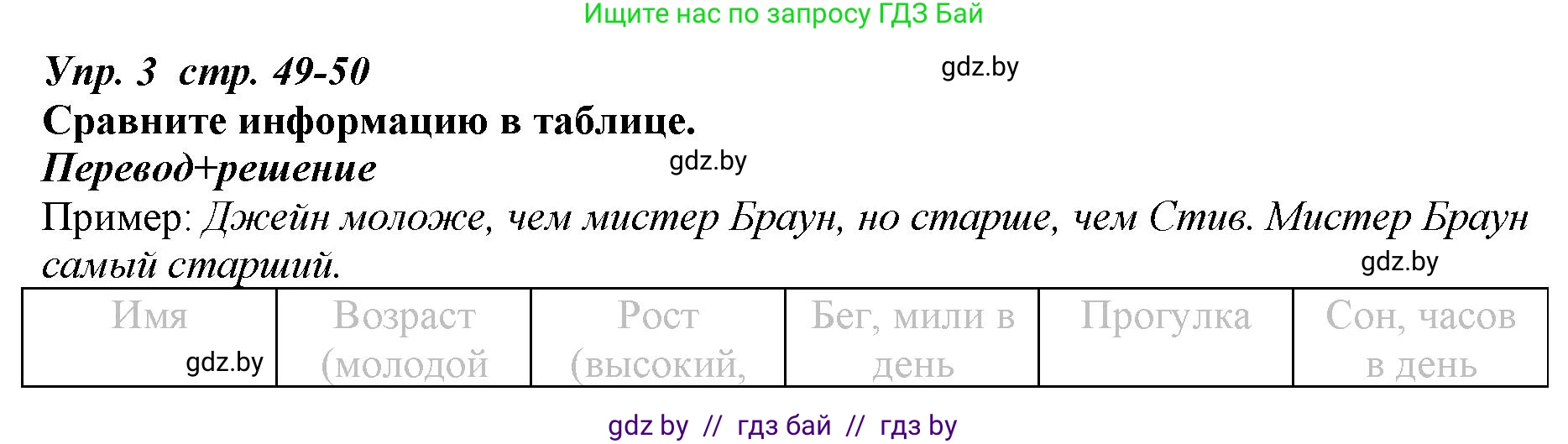 Английский язык (english), 9 класс Рабочая тетрадь (workbook), авторы: Демченко Наталья Валентиновна, Юхнель Наталья Валентиновна, Малиновская Елена Александровна, Романчук Вероника Романовна, Бушуева Эдите Владиславовна, Наумова Елена Георгиевна, Яковчиц Т Н, издательство Аверсэв, Минск, 2022, зелёного цвета, Часть ( Part) 1, страница 49, номер 3, Решение
