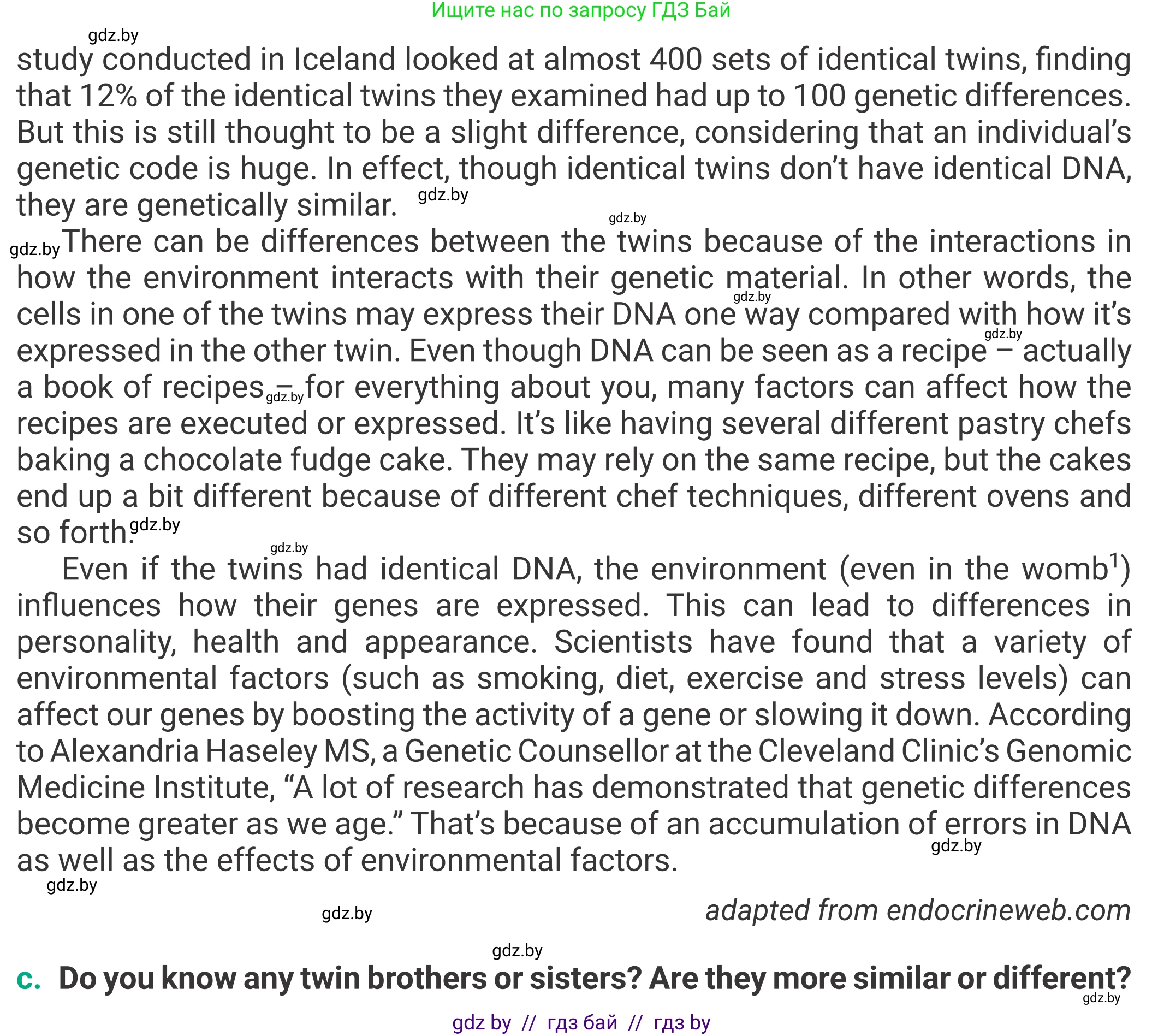 Английский язык (english), 9 класс Учебник (Student's book), авторы: Демченко Наталья Валентиновна, Юхнель Наталья Валентиновна, Романчук Вероника Романовна, Малиновская Елена Александровна, Севрюкова Татьяна Юрьевна, издательство Вышэйшая школа, Минск, 2022, белого цвета, Часть ( Part) 1, страница 1, номер 1, Условие (продолжение 2)