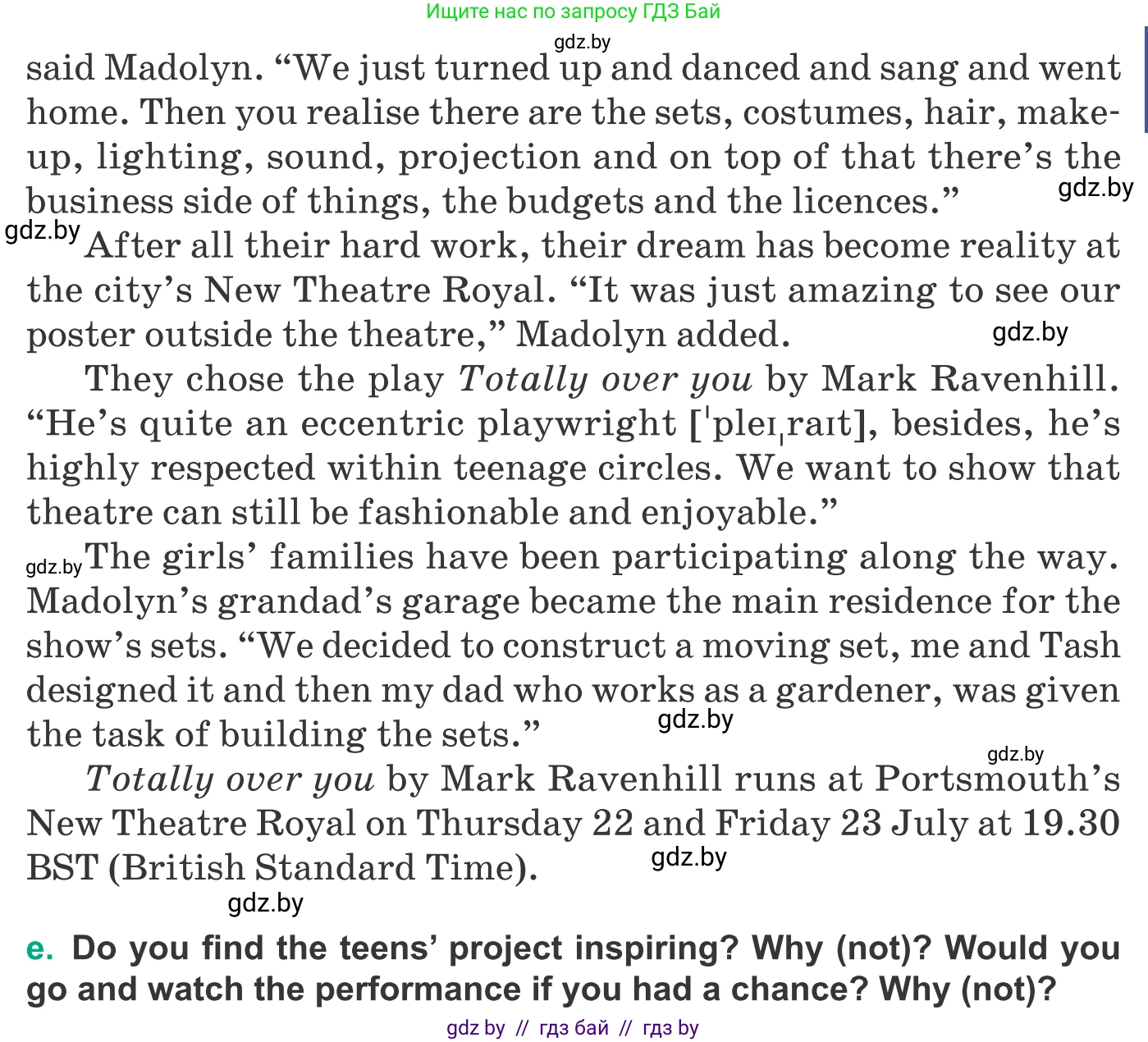 Английский язык (english), 9 класс Учебник (Student's book), авторы: Демченко Наталья Валентиновна, Юхнель Наталья Валентиновна, Романчук Вероника Романовна, Малиновская Елена Александровна, Севрюкова Татьяна Юрьевна, издательство Вышэйшая школа, Минск, 2022, белого цвета, Часть ( Part) 2, страница 75, номер 2, Условие (продолжение 3)