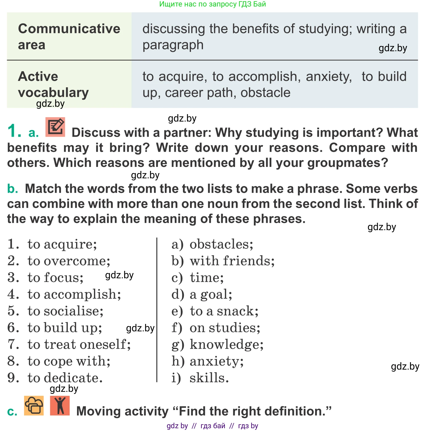 Английский язык (english), 9 класс Учебник (Student's book), авторы: Демченко Наталья Валентиновна, Юхнель Наталья Валентиновна, Романчук Вероника Романовна, Малиновская Елена Александровна, Севрюкова Татьяна Юрьевна, издательство Вышэйшая школа, Минск, 2022, белого цвета, Часть ( Part) 2, страница 133, номер 1, Условие