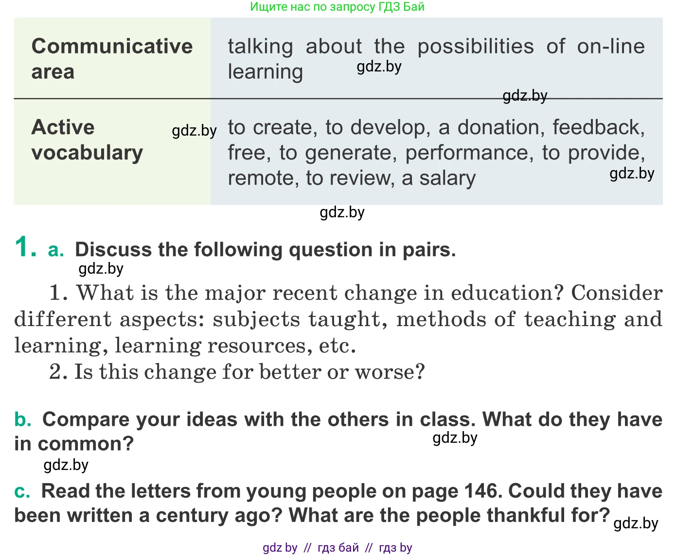 Английский язык (english), 9 класс Учебник (Student's book), авторы: Демченко Наталья Валентиновна, Юхнель Наталья Валентиновна, Романчук Вероника Романовна, Малиновская Елена Александровна, Севрюкова Татьяна Юрьевна, издательство Вышэйшая школа, Минск, 2022, белого цвета, Часть ( Part) 2, страница 145, номер 1, Условие