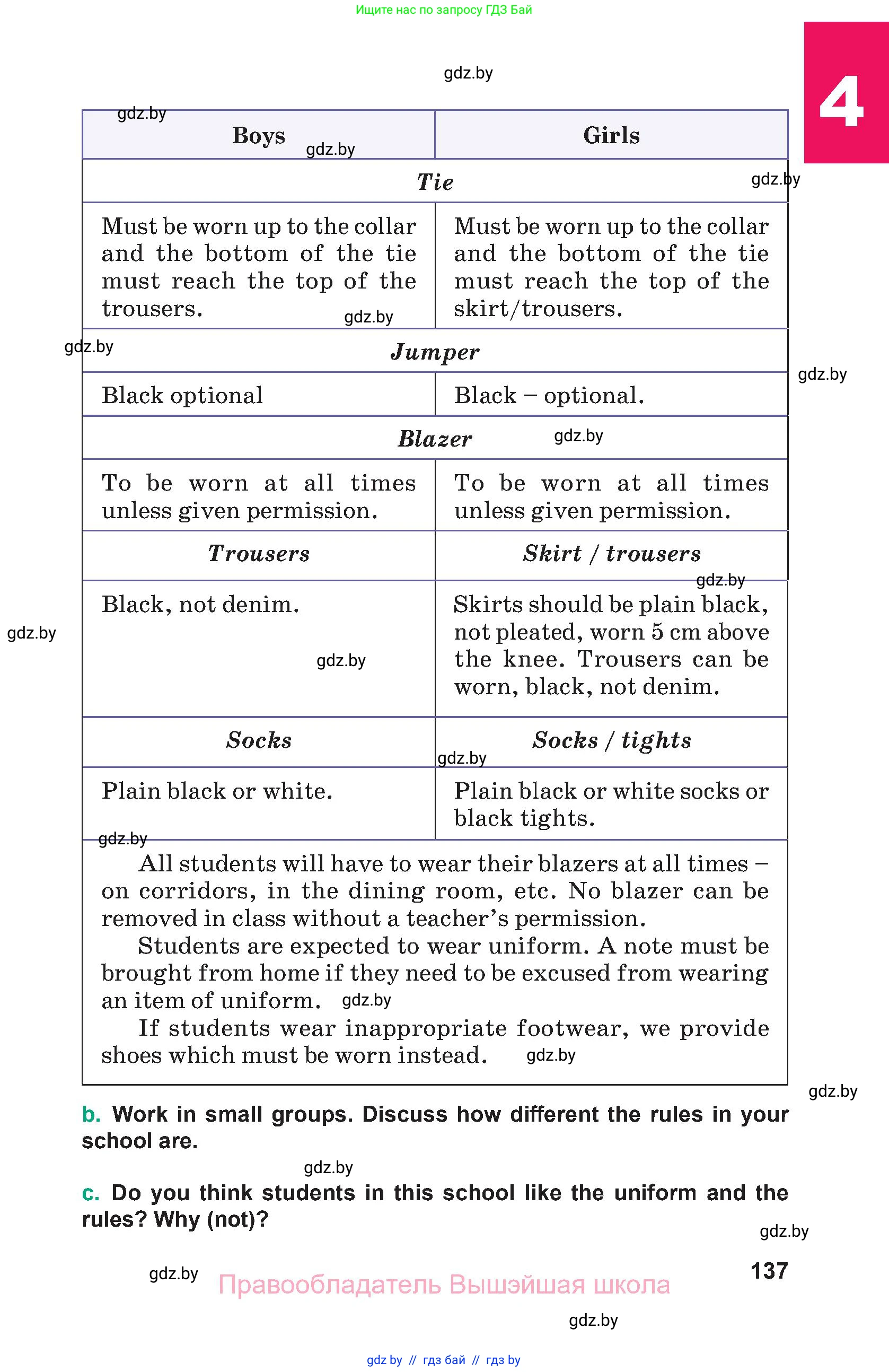 Английский язык (english), 9 класс Учебник (Student's book), авторы: Демченко Наталья Валентиновна, Юхнель Наталья Валентиновна, Романчук Вероника Романовна, Малиновская Елена Александровна, Севрюкова Татьяна Юрьевна, издательство Вышэйшая школа, Минск, 2022, белого цвета, Часть ( Part) 2, страница 137