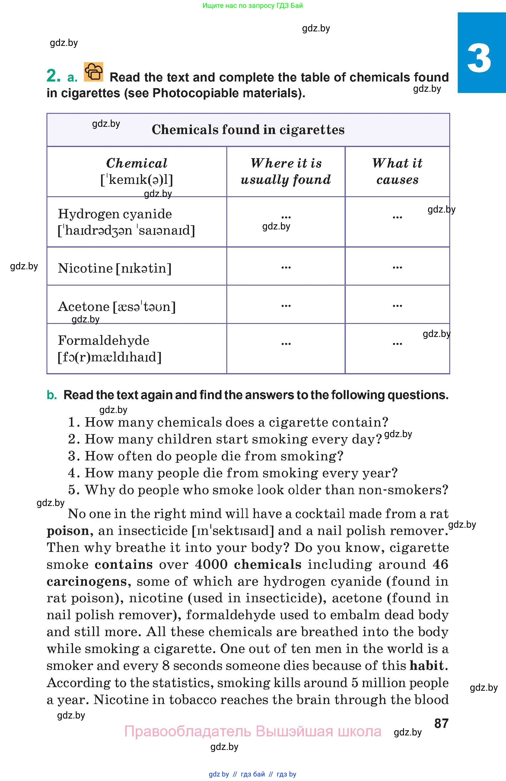 Английский язык (english), 9 класс Учебник (Student's book), авторы: Демченко Наталья Валентиновна, Юхнель Наталья Валентиновна, Романчук Вероника Романовна, Малиновская Елена Александровна, Севрюкова Татьяна Юрьевна, издательство Вышэйшая школа, Минск, 2022, белого цвета, Часть ( Part) 1, страница 87