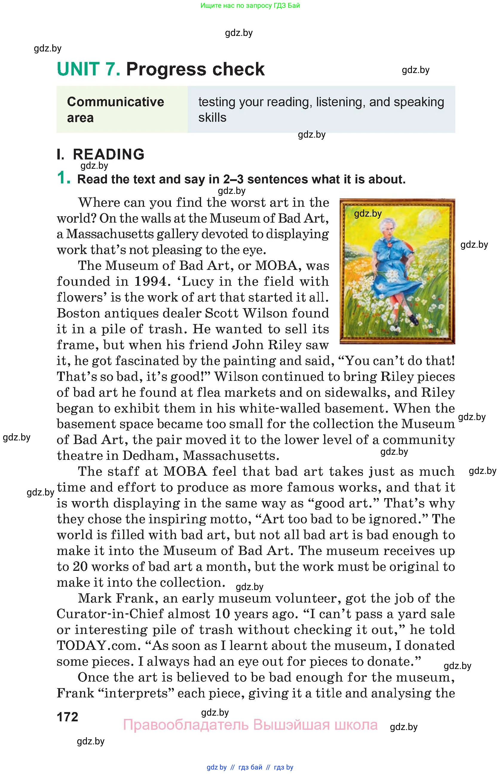 Английский язык (english), 9 класс Учебник (Student's book), авторы: Демченко Наталья Валентиновна, Юхнель Наталья Валентиновна, Романчук Вероника Романовна, Малиновская Елена Александровна, Севрюкова Татьяна Юрьевна, издательство Вышэйшая школа, Минск, 2022, белого цвета, Часть ( Part) 2, страница 172