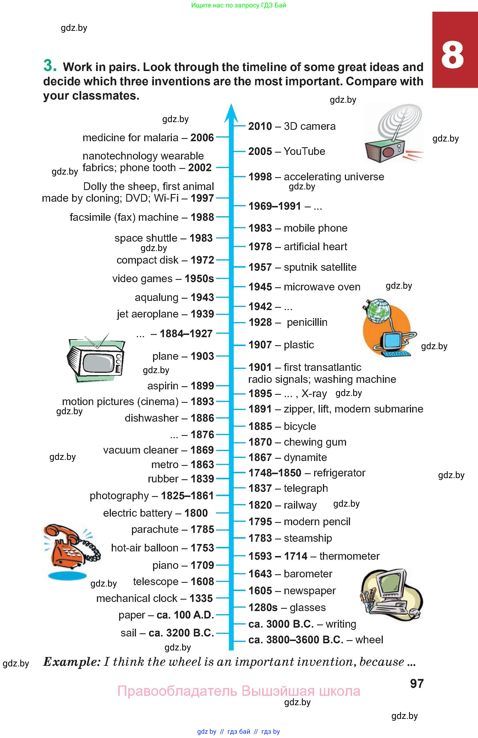 Английский язык (english), 9 класс Учебник (Student's book), авторы: Демченко Наталья Валентиновна, Юхнель Наталья Валентиновна, Романчук Вероника Романовна, Малиновская Елена Александровна, Севрюкова Татьяна Юрьевна, издательство Вышэйшая школа, Минск, 2022, белого цвета, Часть ( Part) 2, страница 97