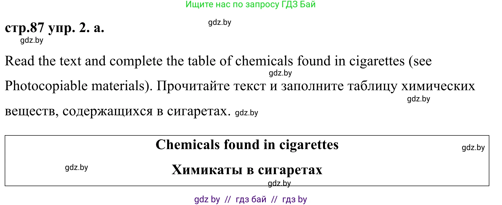 Английский язык (english), 9 класс Учебник (Student's book), авторы: Демченко Наталья Валентиновна, Юхнель Наталья Валентиновна, Романчук Вероника Романовна, Малиновская Елена Александровна, Севрюкова Татьяна Юрьевна, издательство Вышэйшая школа, Минск, 2022, белого цвета, Часть ( Part) 1, страница 87, номер 2, Решение