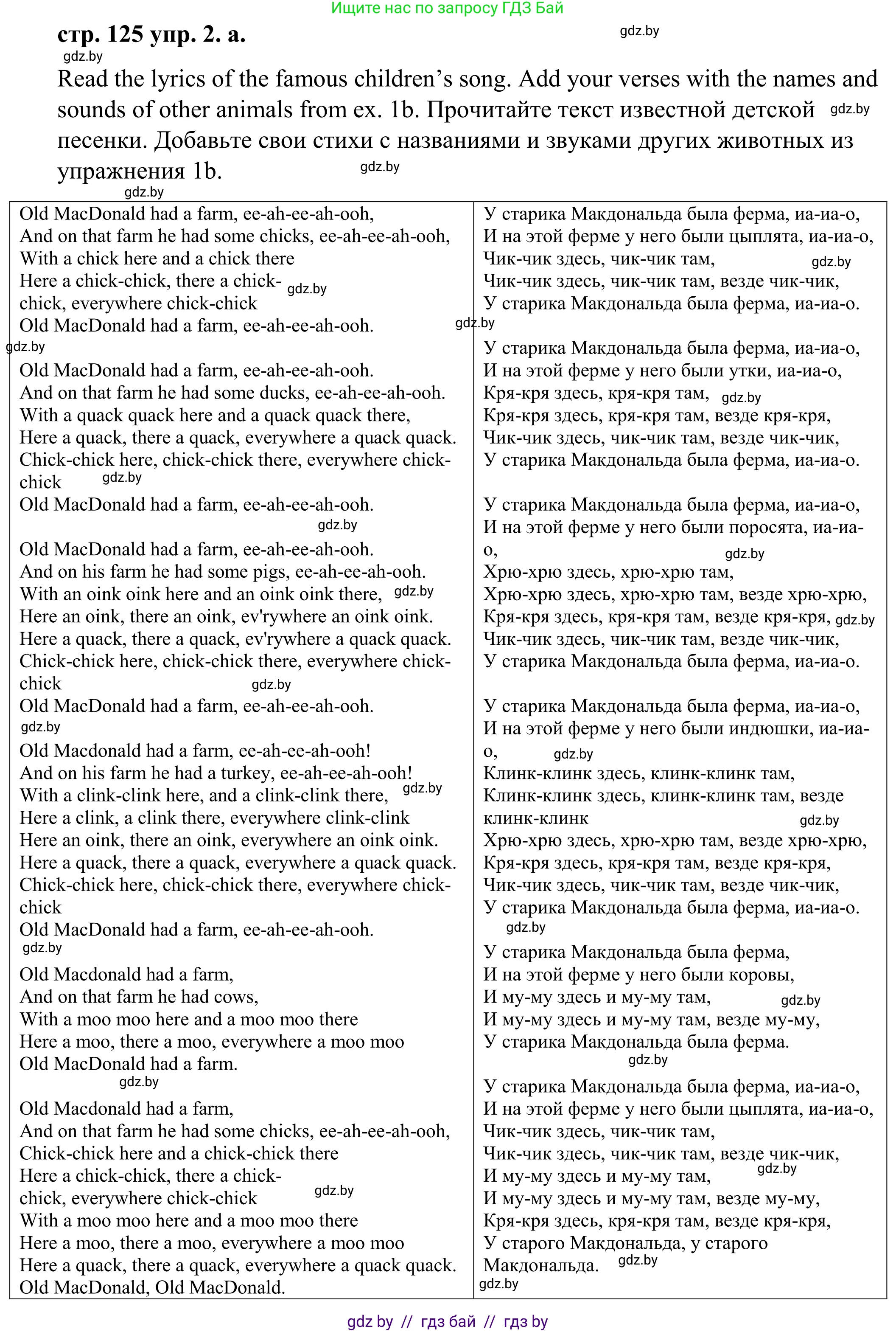 Английский язык (english), 9 класс Учебник (Student's book), авторы: Демченко Наталья Валентиновна, Юхнель Наталья Валентиновна, Романчук Вероника Романовна, Малиновская Елена Александровна, Севрюкова Татьяна Юрьевна, издательство Вышэйшая школа, Минск, 2022, белого цвета, Часть ( Part) 2, страница 125, номер 2, Решение