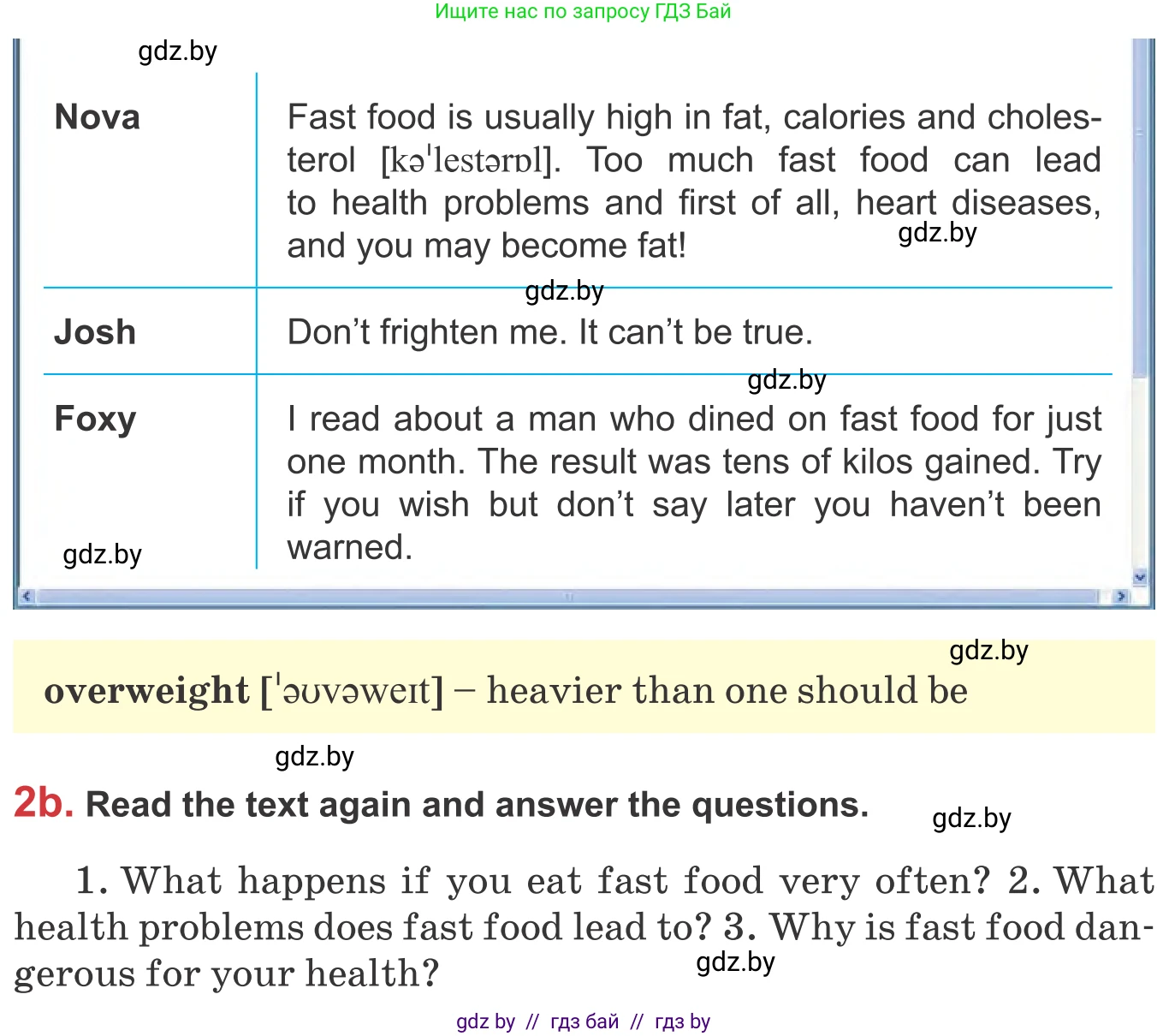 Английский язык (english), 9 класс Учебник (Student's book), авторы: Лапицкая Людмила Михайловна (Lapitskaya Ludmila), Демченко Наталья Валентиновна, Волков Андрей Валерьевич, Калишевич Алла Ивановна, Севрюкова Татьяна Юрьевна, Юхнель Наталья Валентиновна, издательство Вышэйшая школа, Минск, 2018, страница 60, номер 2, Условие (продолжение 2)