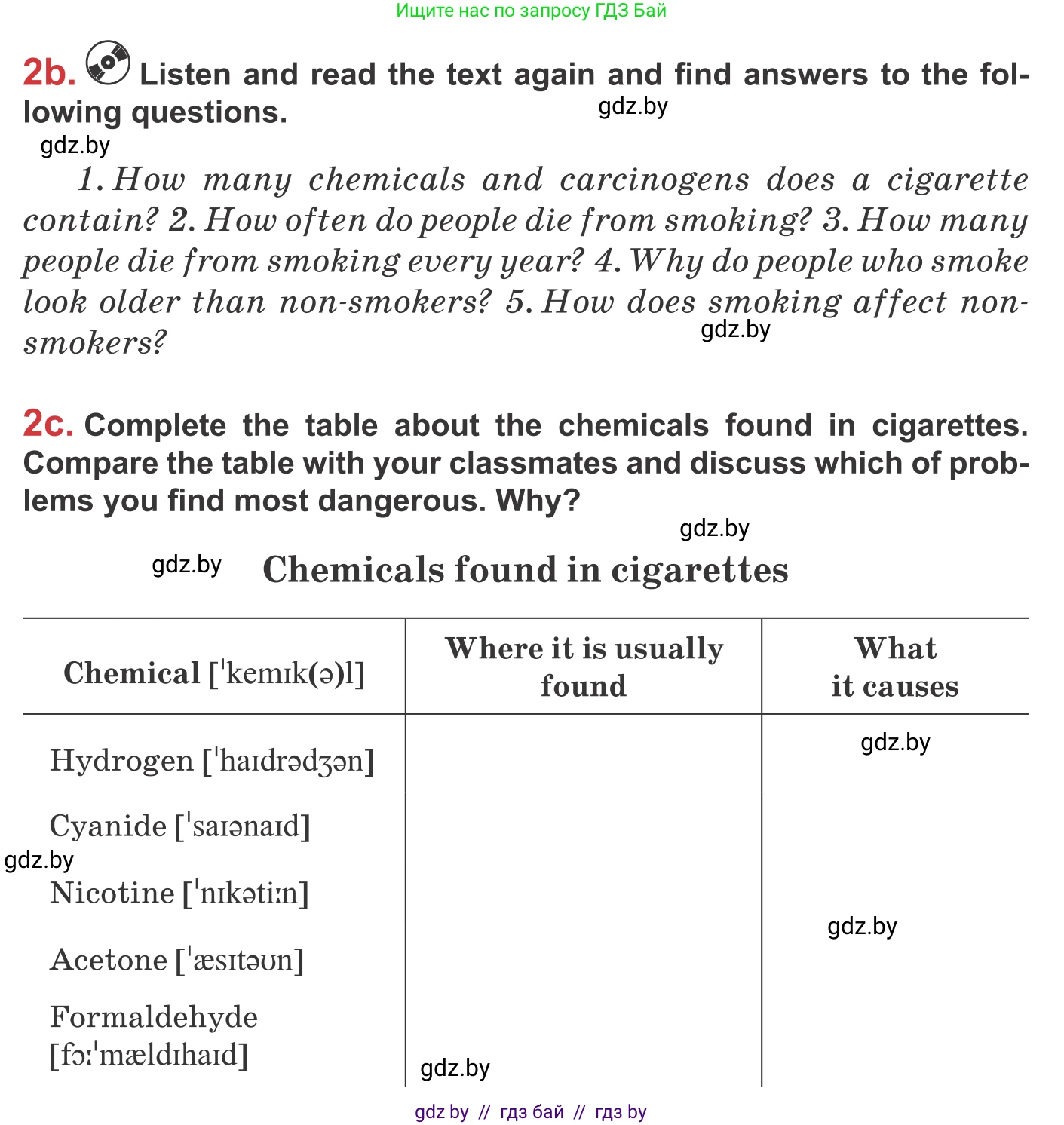 Английский язык (english), 9 класс Учебник (Student's book), авторы: Лапицкая Людмила Михайловна (Lapitskaya Ludmila), Демченко Наталья Валентиновна, Волков Андрей Валерьевич, Калишевич Алла Ивановна, Севрюкова Татьяна Юрьевна, Юхнель Наталья Валентиновна, издательство Вышэйшая школа, Минск, 2018, страница 68, номер 2, Условие (продолжение 3)