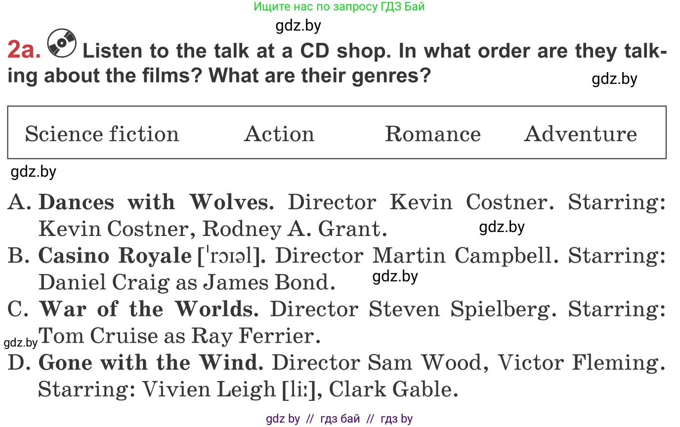 Английский язык (english), 9 класс Учебник (Student's book), авторы: Лапицкая Людмила Михайловна (Lapitskaya Ludmila), Демченко Наталья Валентиновна, Волков Андрей Валерьевич, Калишевич Алла Ивановна, Севрюкова Татьяна Юрьевна, Юхнель Наталья Валентиновна, издательство Вышэйшая школа, Минск, 2018, страница 201, номер 2, Условие