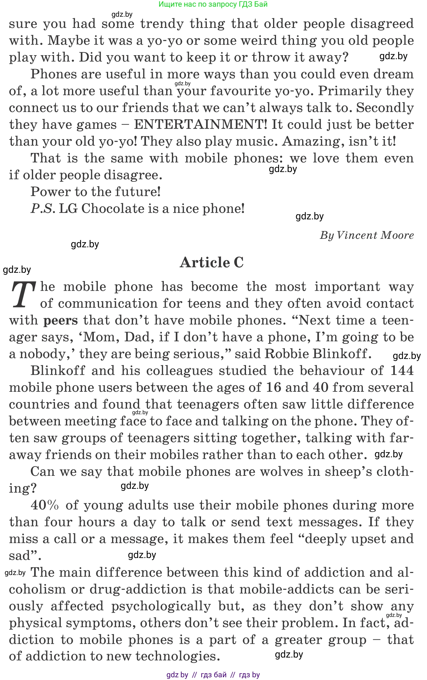 Английский язык (english), 9 класс Учебник (Student's book), авторы: Лапицкая Людмила Михайловна (Lapitskaya Ludmila), Демченко Наталья Валентиновна, Волков Андрей Валерьевич, Калишевич Алла Ивановна, Севрюкова Татьяна Юрьевна, Юхнель Наталья Валентиновна, издательство Вышэйшая школа, Минск, 2018, страница 234, номер 2, Условие (продолжение 3)