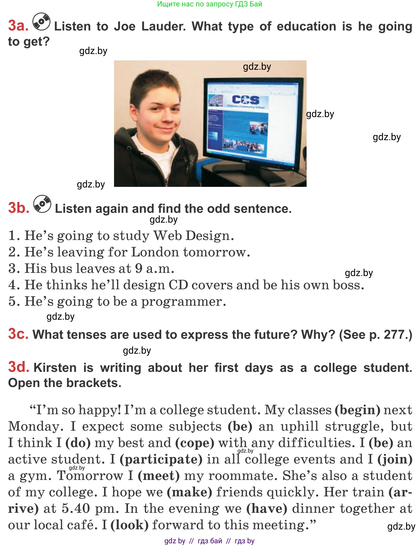 Английский язык (english), 9 класс Учебник (Student's book), авторы: Лапицкая Людмила Михайловна (Lapitskaya Ludmila), Демченко Наталья Валентиновна, Волков Андрей Валерьевич, Калишевич Алла Ивановна, Севрюкова Татьяна Юрьевна, Юхнель Наталья Валентиновна, издательство Вышэйшая школа, Минск, 2018, страница 262, номер 3, Условие