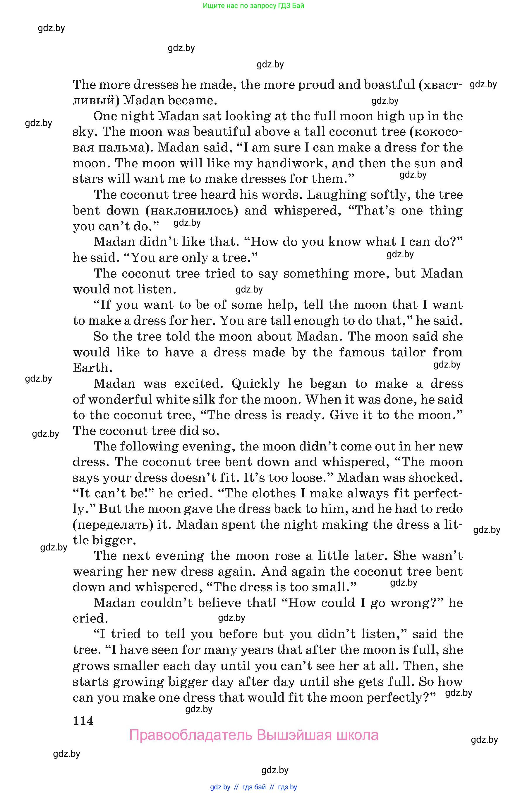 Английский язык (english), 9 класс Учебник (Student's book), авторы: Лапицкая Людмила Михайловна (Lapitskaya Ludmila), Демченко Наталья Валентиновна, Волков Андрей Валерьевич, Калишевич Алла Ивановна, Севрюкова Татьяна Юрьевна, Юхнель Наталья Валентиновна, издательство Вышэйшая школа, Минск, 2018, страница 114