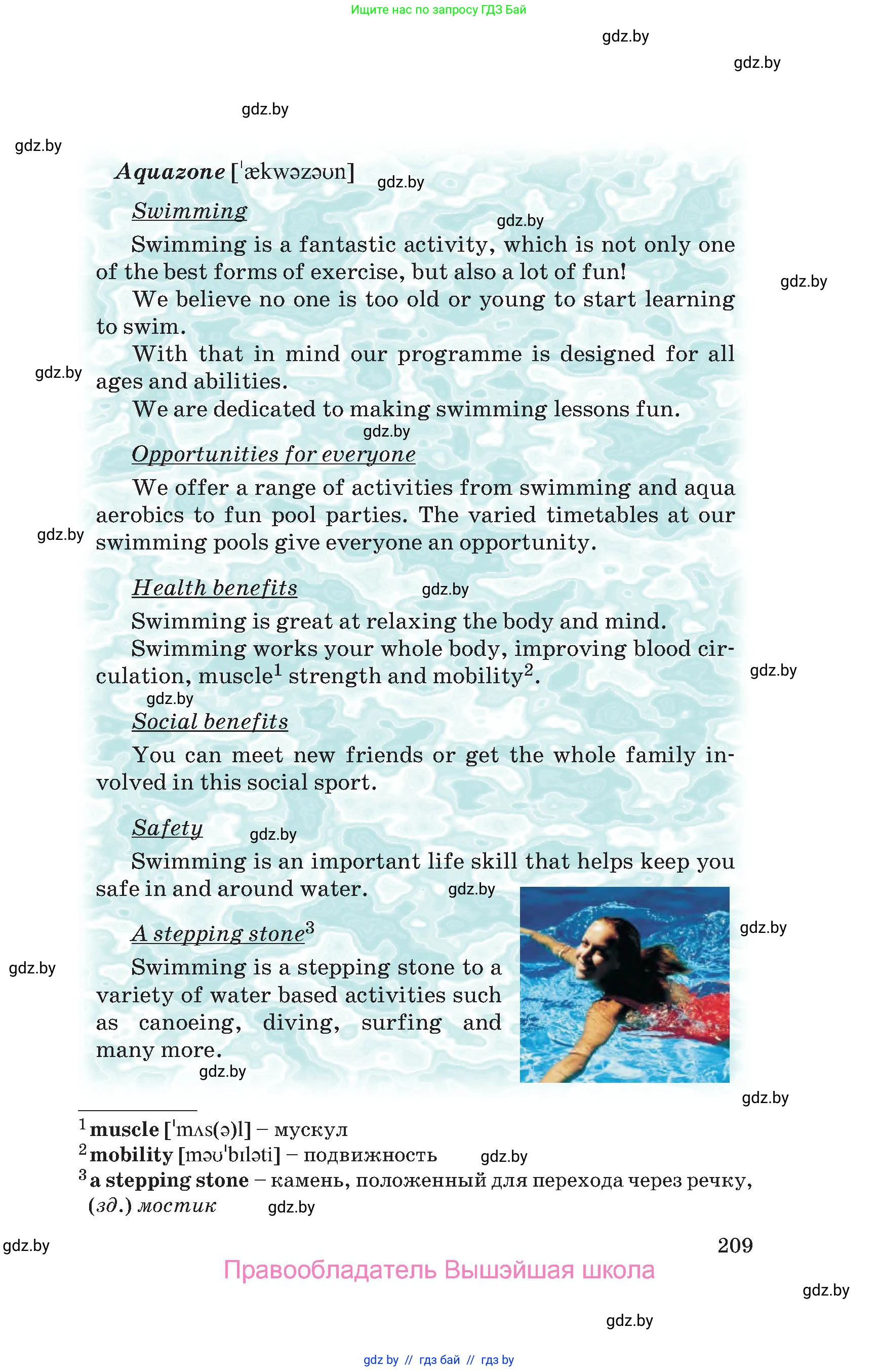 Английский язык (english), 9 класс Учебник (Student's book), авторы: Лапицкая Людмила Михайловна (Lapitskaya Ludmila), Демченко Наталья Валентиновна, Волков Андрей Валерьевич, Калишевич Алла Ивановна, Севрюкова Татьяна Юрьевна, Юхнель Наталья Валентиновна, издательство Вышэйшая школа, Минск, 2018, страница 209