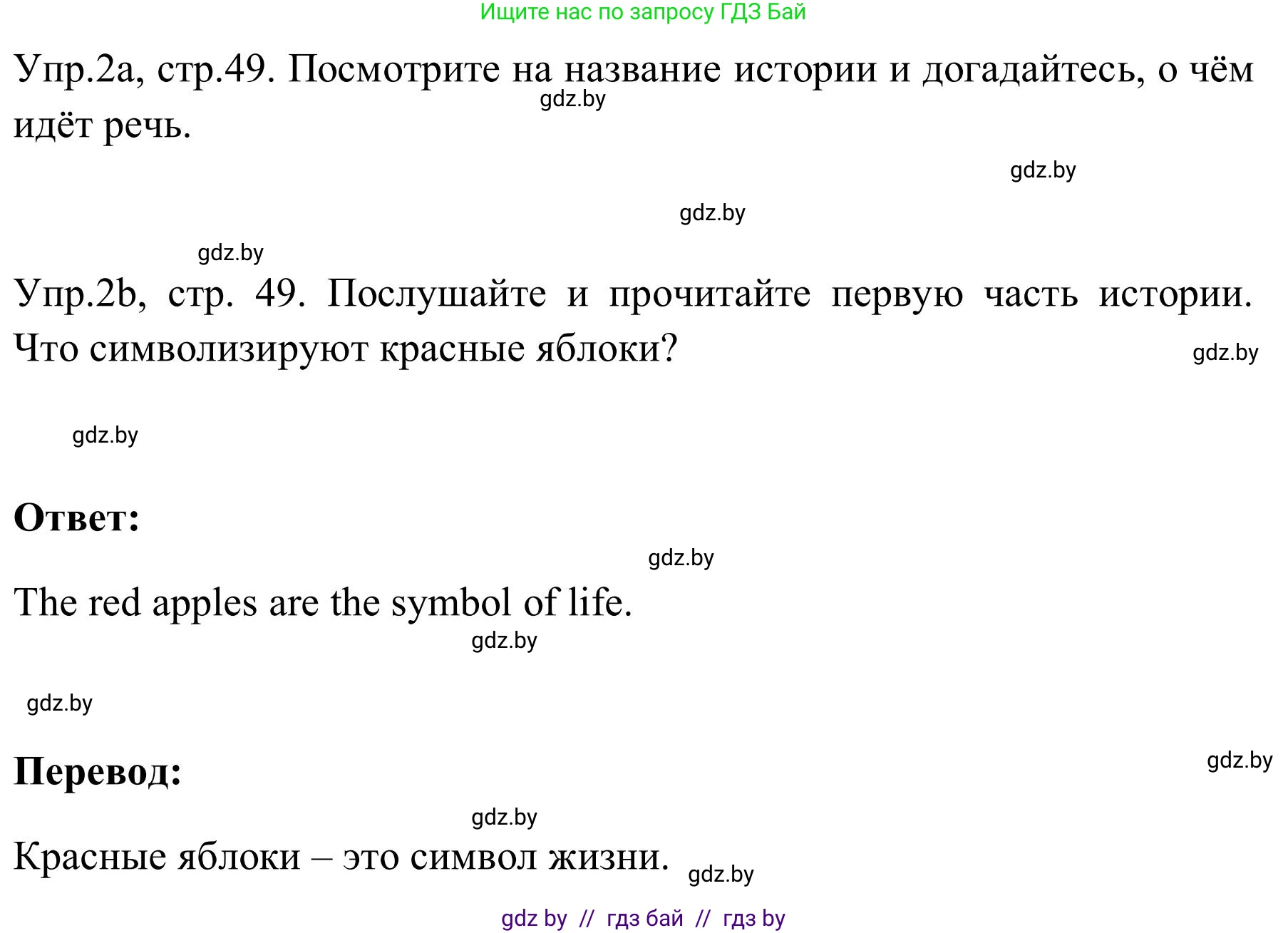 Английский язык (english), 9 класс Учебник (Student's book), авторы: Лапицкая Людмила Михайловна (Lapitskaya Ludmila), Демченко Наталья Валентиновна, Волков Андрей Валерьевич, Калишевич Алла Ивановна, Севрюкова Татьяна Юрьевна, Юхнель Наталья Валентиновна, издательство Вышэйшая школа, Минск, 2018, страница 49, номер 2, Решение 2