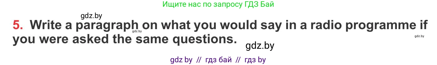 Английский язык (english), 10 класс Учебник (Student's book), авторы: Юхнель Наталья Валентиновна, Наумова Елена Георгиевна, Демченко Наталья Валентиновна, издательство Вышэйшая школа, Минск, 2019, страница 90, номер 5, Условие