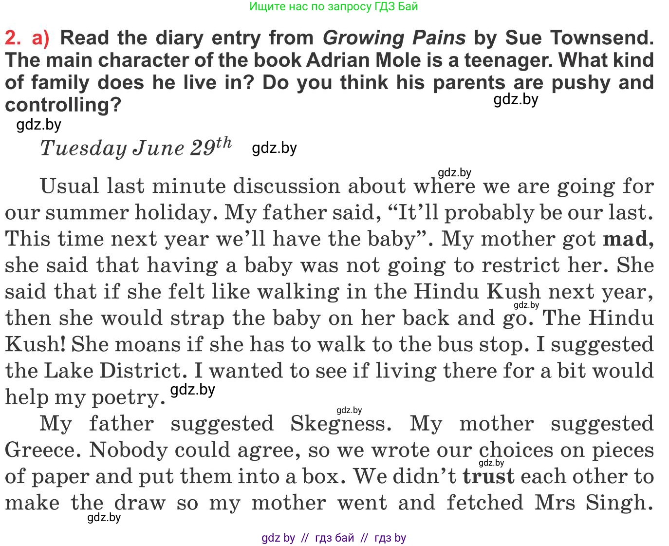 Английский язык (english), 10 класс Учебник (Student's book), авторы: Юхнель Наталья Валентиновна, Наумова Елена Георгиевна, Демченко Наталья Валентиновна, издательство Вышэйшая школа, Минск, 2019, страница 93, номер 2, Условие