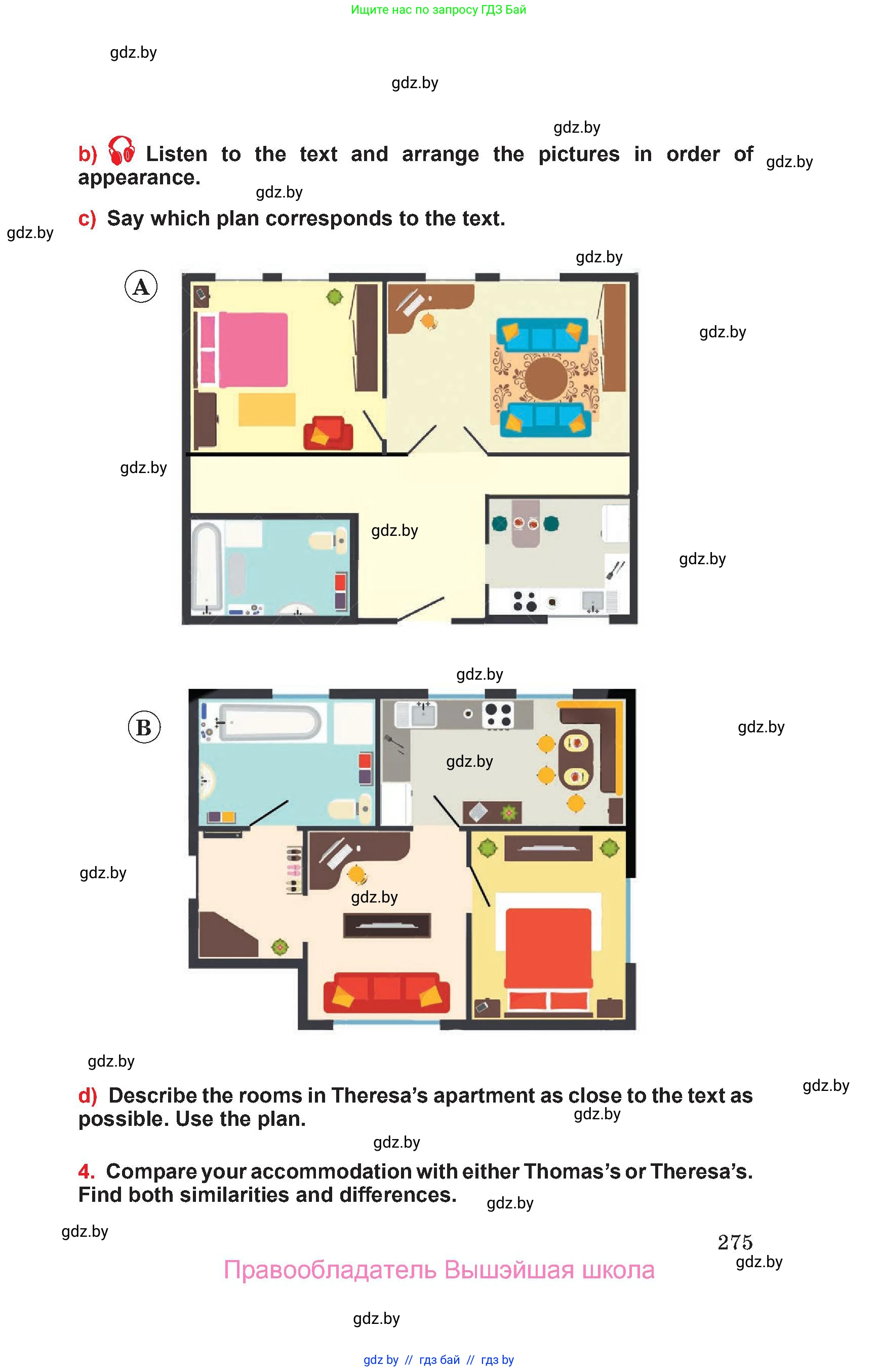 Английский язык (english), 10 класс Учебник (Student's book), авторы: Юхнель Наталья Валентиновна, Наумова Елена Георгиевна, Демченко Наталья Валентиновна, издательство Вышэйшая школа, Минск, 2019, страница 275