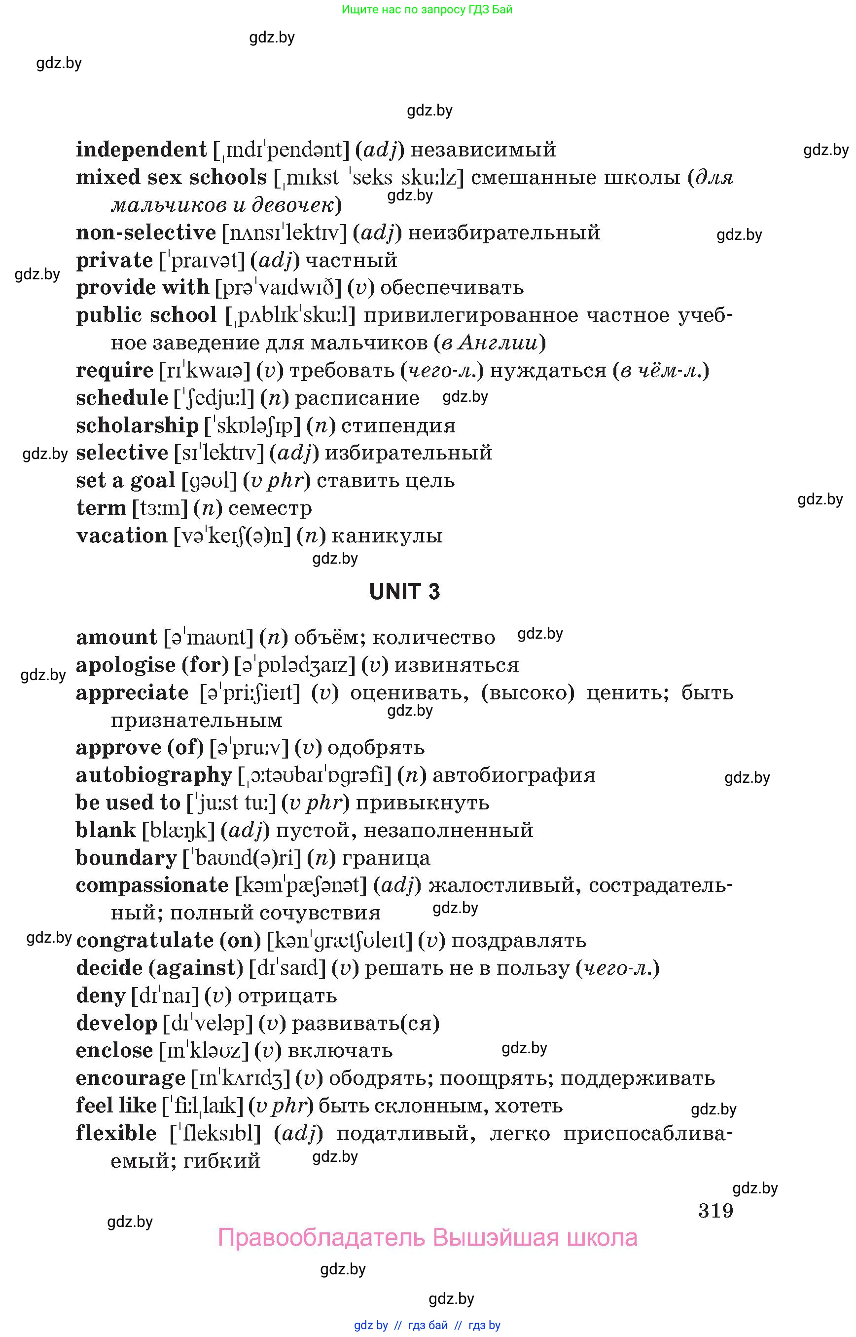 Английский язык (english), 10 класс Учебник (Student's book), авторы: Юхнель Наталья Валентиновна, Наумова Елена Георгиевна, Демченко Наталья Валентиновна, издательство Вышэйшая школа, Минск, 2019, страница 319