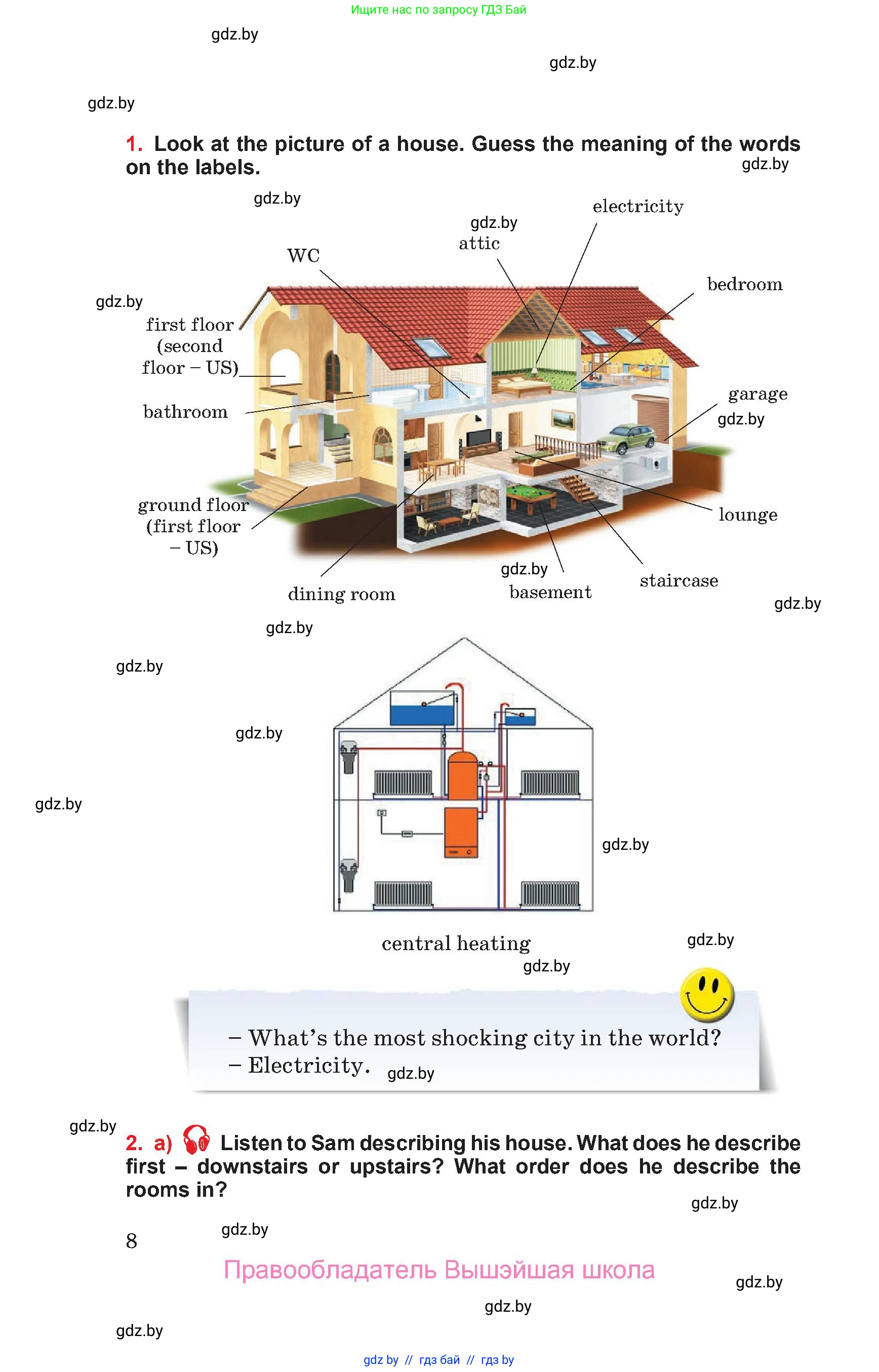 Английский язык (english), 10 класс Учебник (Student's book), авторы: Юхнель Наталья Валентиновна, Наумова Елена Георгиевна, Демченко Наталья Валентиновна, издательство Вышэйшая школа, Минск, 2019, страница 8