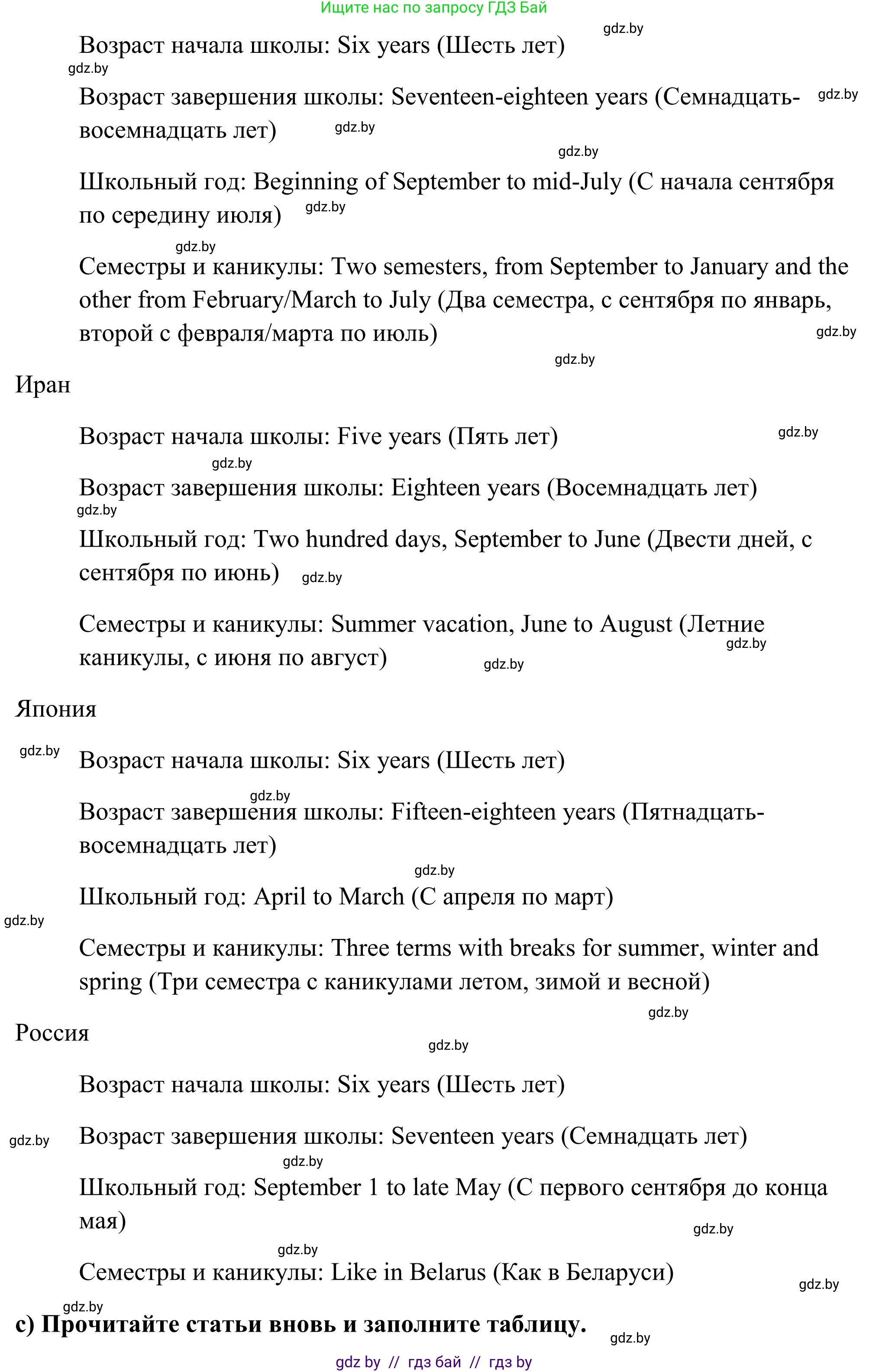 Английский язык (english), 10 класс Учебник (Student's book), авторы: Юхнель Наталья Валентиновна, Наумова Елена Георгиевна, Демченко Наталья Валентиновна, издательство Вышэйшая школа, Минск, 2019, страница 34, номер 2, Решение (продолжение 6)