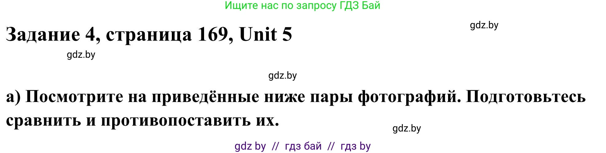 Английский язык (english), 10 класс Учебник (Student's book), авторы: Юхнель Наталья Валентиновна, Наумова Елена Георгиевна, Демченко Наталья Валентиновна, издательство Вышэйшая школа, Минск, 2019, страница 169, номер 4, Решение
