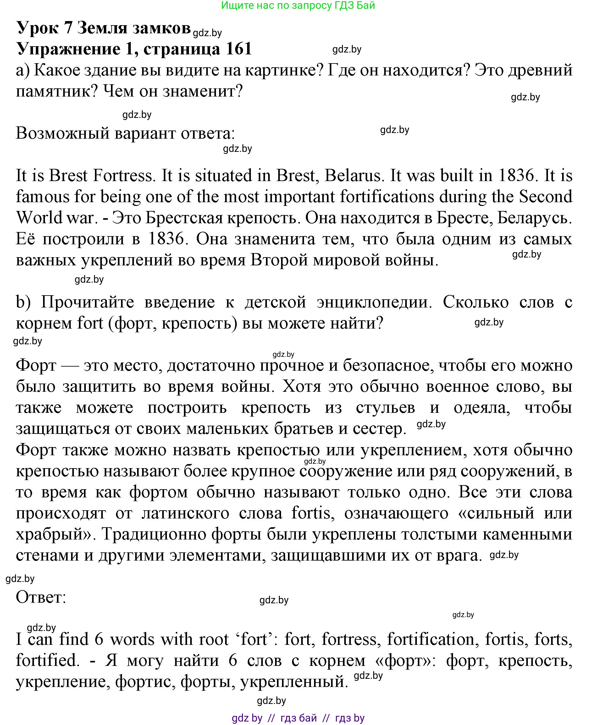 Английский язык (english), 10 класс Учебник (Student's book), авторы: Юхнель Наталья Валентиновна, Наумова Елена Георгиевна, Демченко Наталья Валентиновна, издательство Вышэйшая школа, Минск, 2019, страница 161, номер 1, Решение 2