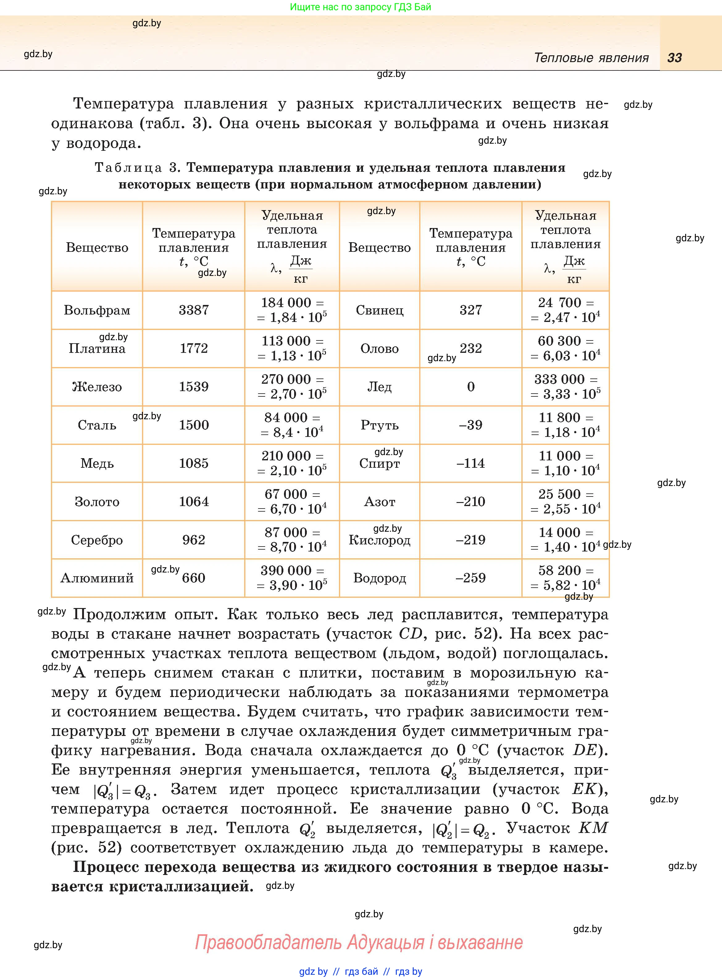 Физика, 8 класс Учебник, авторы: Исаченкова Лариса Артёмовна, Громыко Елена Владимировна, Дорофейчик Владимир Владимирович, Лещинский Юрий Дмитриевич, издательство Адукацыя i выхаванне, Минск, 2024, страница 33