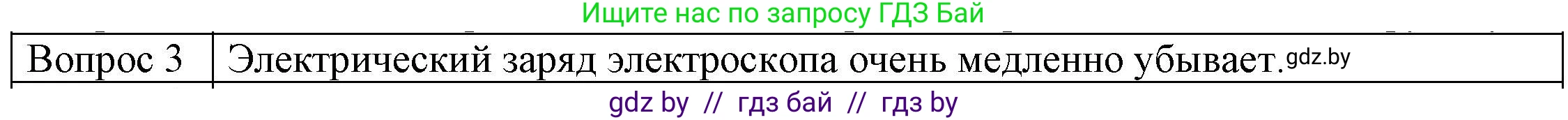 Физика, 8 класс Учебник, авторы: Исаченкова Лариса Артёмовна, Громыко Елена Владимировна, Дорофейчик Владимир Владимирович, Лещинский Юрий Дмитриевич, издательство Адукацыя i выхаванне, Минск, 2024, страница 58, номер 3, Решение 3