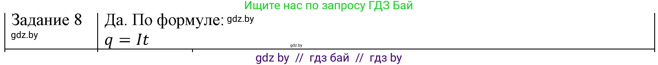 Физика, 8 класс Учебник, авторы: Исаченкова Лариса Артёмовна, Громыко Елена Владимировна, Дорофейчик Владимир Владимирович, Лещинский Юрий Дмитриевич, издательство Адукацыя i выхаванне, Минск, 2024, страница 84, номер 8, Решение 3