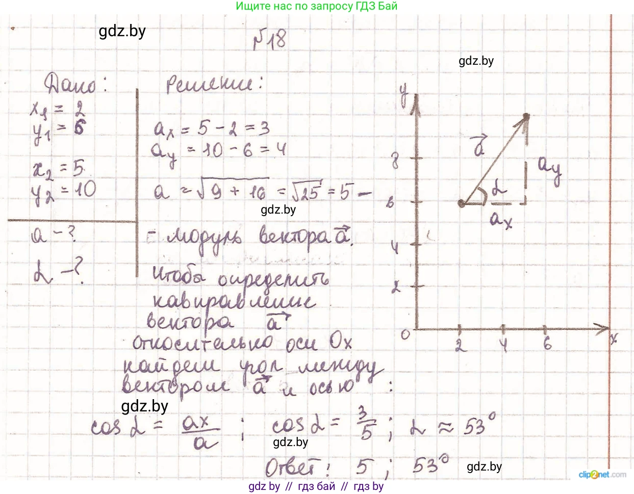 Физика, 9 класс Сборник задач, авторы: Исаченкова Лариса Артёмовна, Дорофейчик Владимир Владимирович, Захаревич Екатерина Васильевна, Пальчик Геннадий Владимирович, издательство Аверсэв, Минск, 2021, страница 14, номер 18, Решение 2