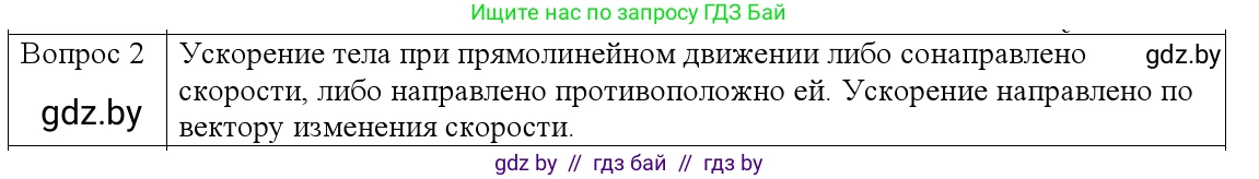 Физика, 9 класс Учебник, авторы: Исаченкова Лариса Артёмовна, Сокольский Анатолий Алексеевич, Захаревич Екатерина Васильевна, издательство Народная асвета, Минск, 2019, страница 43, номер 2, Решение 1