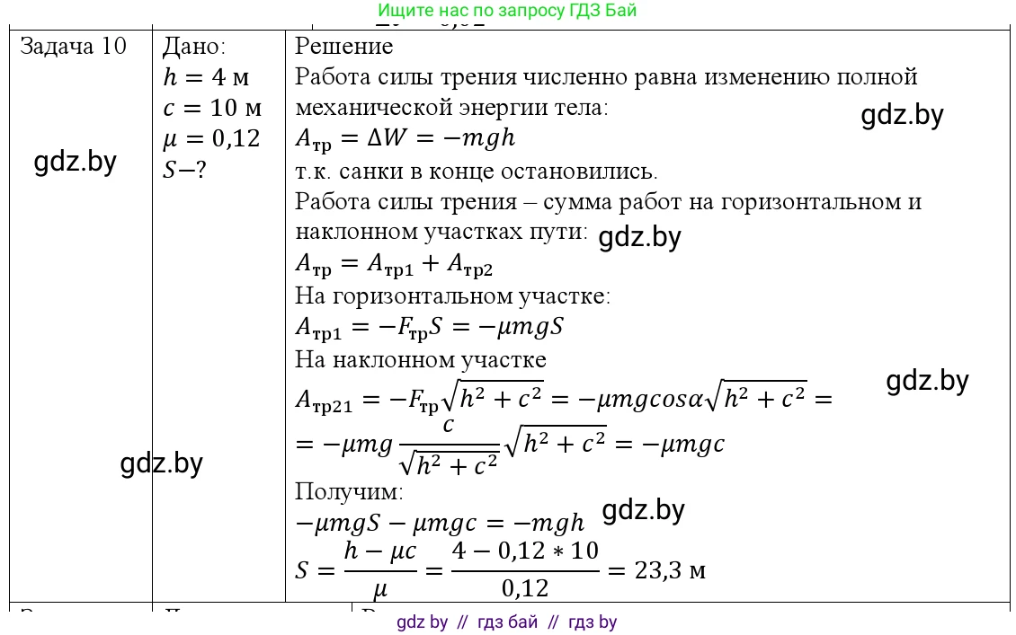 Физика, 9 класс Учебник, авторы: Исаченкова Лариса Артёмовна, Сокольский Анатолий Алексеевич, Захаревич Екатерина Васильевна, издательство Народная асвета, Минск, 2019, страница 178, номер 10, Решение 1