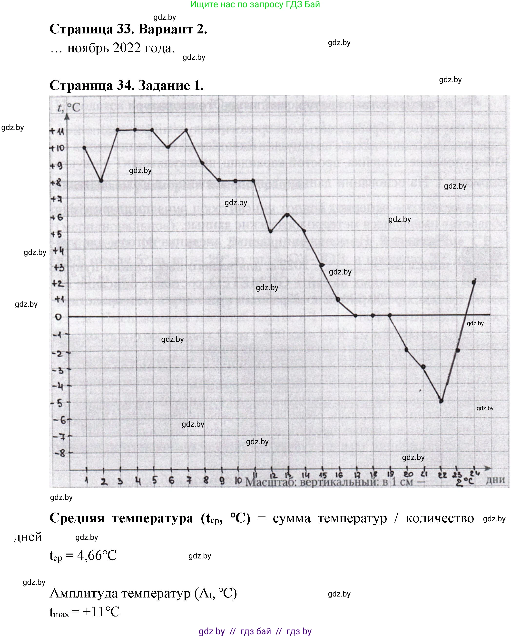География, 6 класс Тетрадь для практических работ, авторы: Кольмакова Елена Генадьевна, Пикулик Валентина Владимировна, издательство Аверсэв, Минск, 2023, страница 34, номер 1, Решение