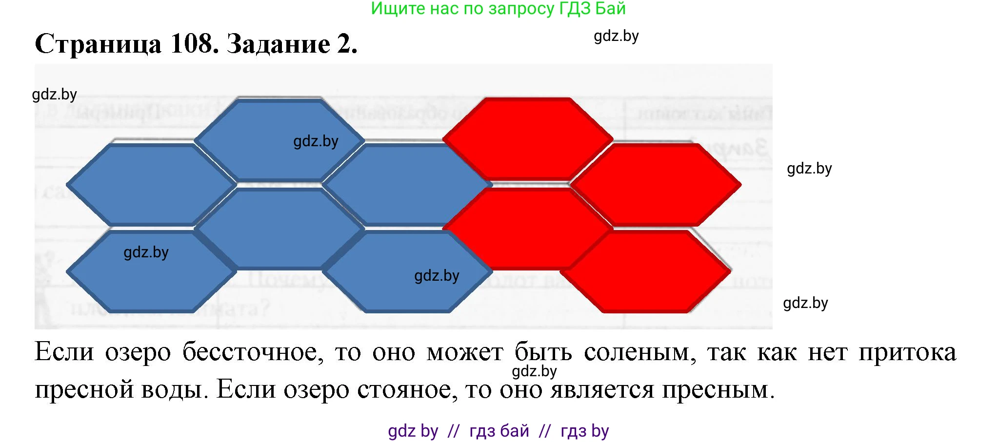 География, 6 класс рабочая тетрадь, авторы: Кольмакова Елена Генадьевна, Пикулик Валентина Владимировна, издательство Аверсэв, Минск, 2022, бирюзового цвета, страница 108, номер 2, Решение