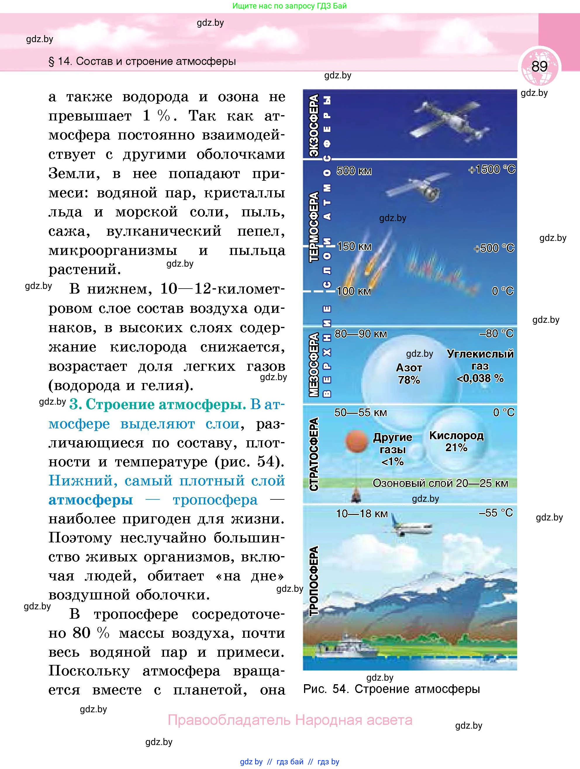 География, 6 класс Учебник, авторы: Кольмакова Елена Генадьевна, Пикулик Валентина Владимировна, издательство Народная асвета, Минск, 2022, страница 89