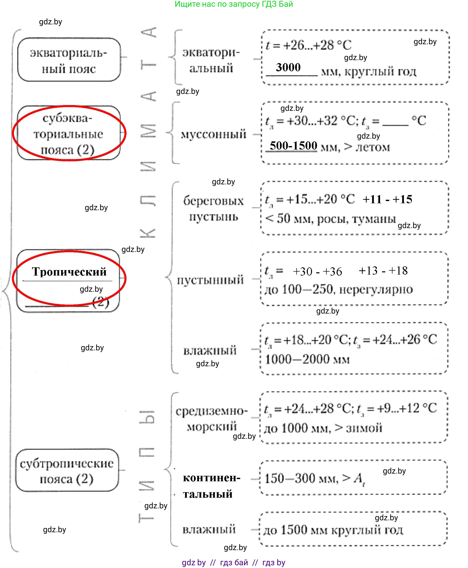 География, 7 класс рабочая тетрадь, авторы: Кольмакова Елена Генадьевна, Сарычева Ольга Владимировна, Тарасенок Елена Николаевна, издательство Аверсэв, Минск, 2024, страница 35, номер 2, Решение