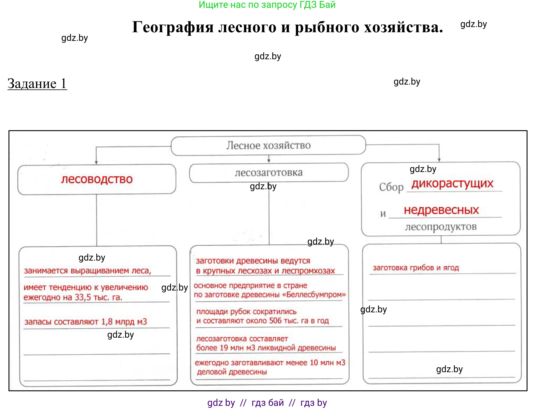 География, 9 класс рабочая тетрадь, авторы: Брилевский Михаил Николаевич, Климович Алеся Владимировна, издательство Белкартография, Минск, 2021, бирюзового цвета, страница 67, номер 1, Решение