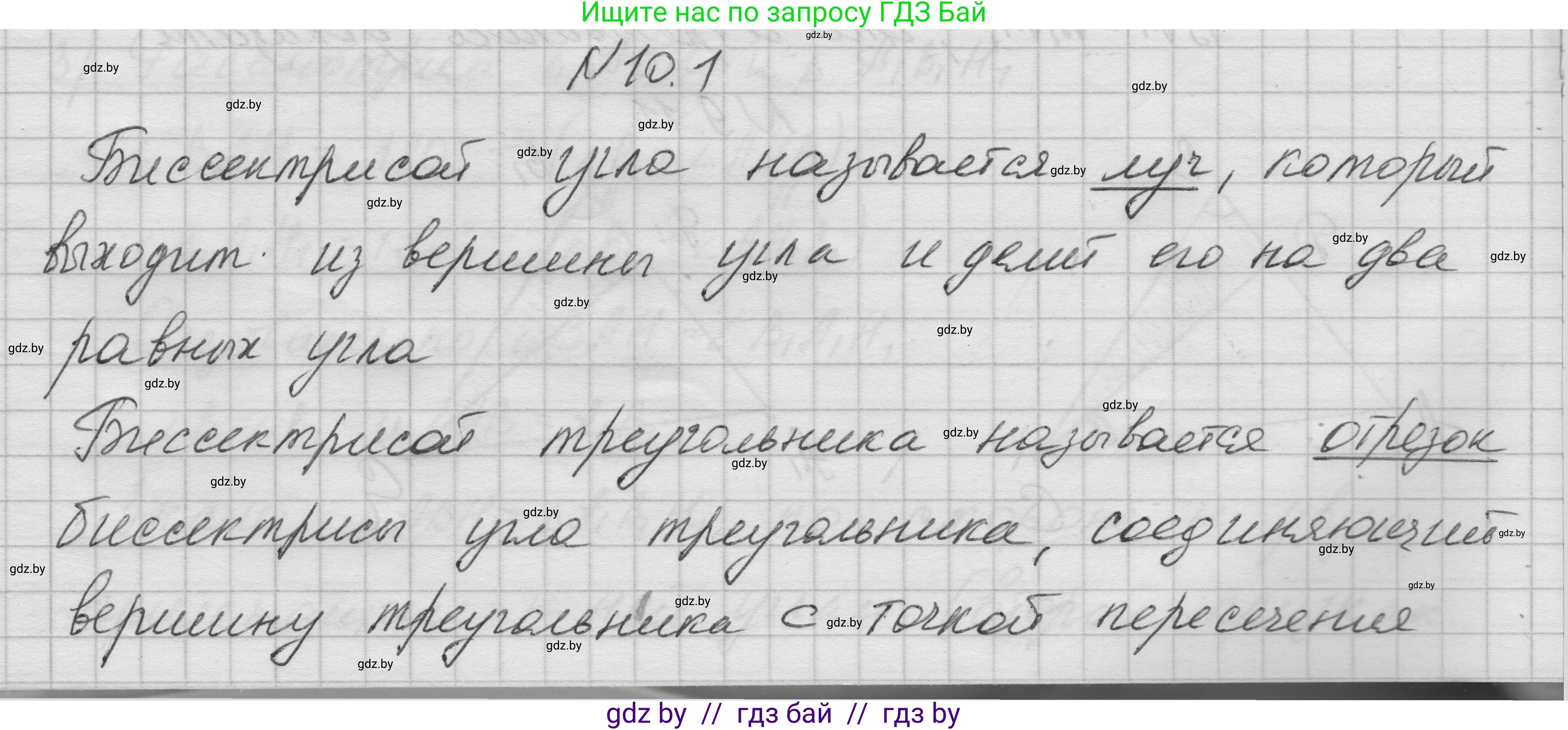 Геометрия, 7-9 класс Сборник задач, авторы: Кононов Сергей Гаврилович, Адамович Тамара Антоновна, Ефимцева Ирина Валерьяновна, Ячейко Таиса Владимировна, издательство Народная асвета, Минск, 2023, страница 23, номер 10.1, Решение 1