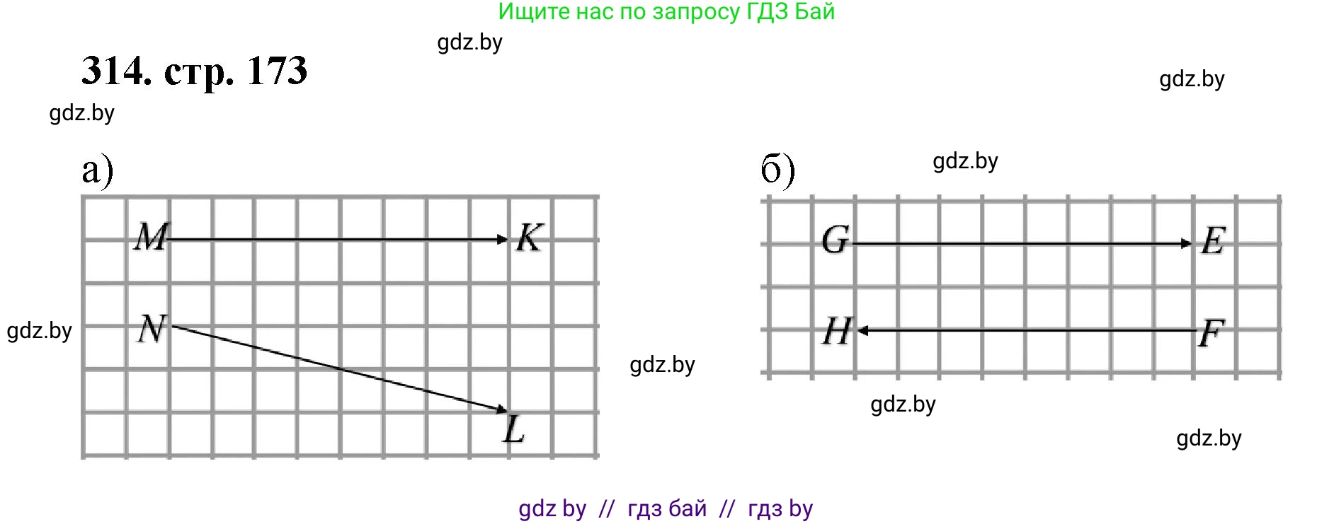 Геометрия, 9 класс Учебник, авторы: Казаков Валерий Владимирович, Казакова Ольга Олеговна, издательство Адукацыя i выхаванне, Минск, 2025, белого цвета, страница 173, номер 314, Решение 2025