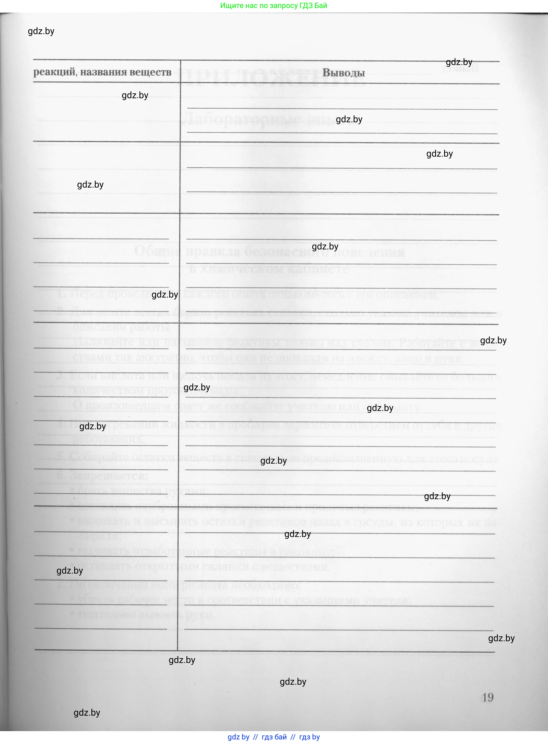 Химия, 10 класс Тетрадь для практических работ, автор: Борушко Ирина Ивановна, издательство Сэр-Вит, Минск, 2020, голубого цвета, Часть 2, страница 19