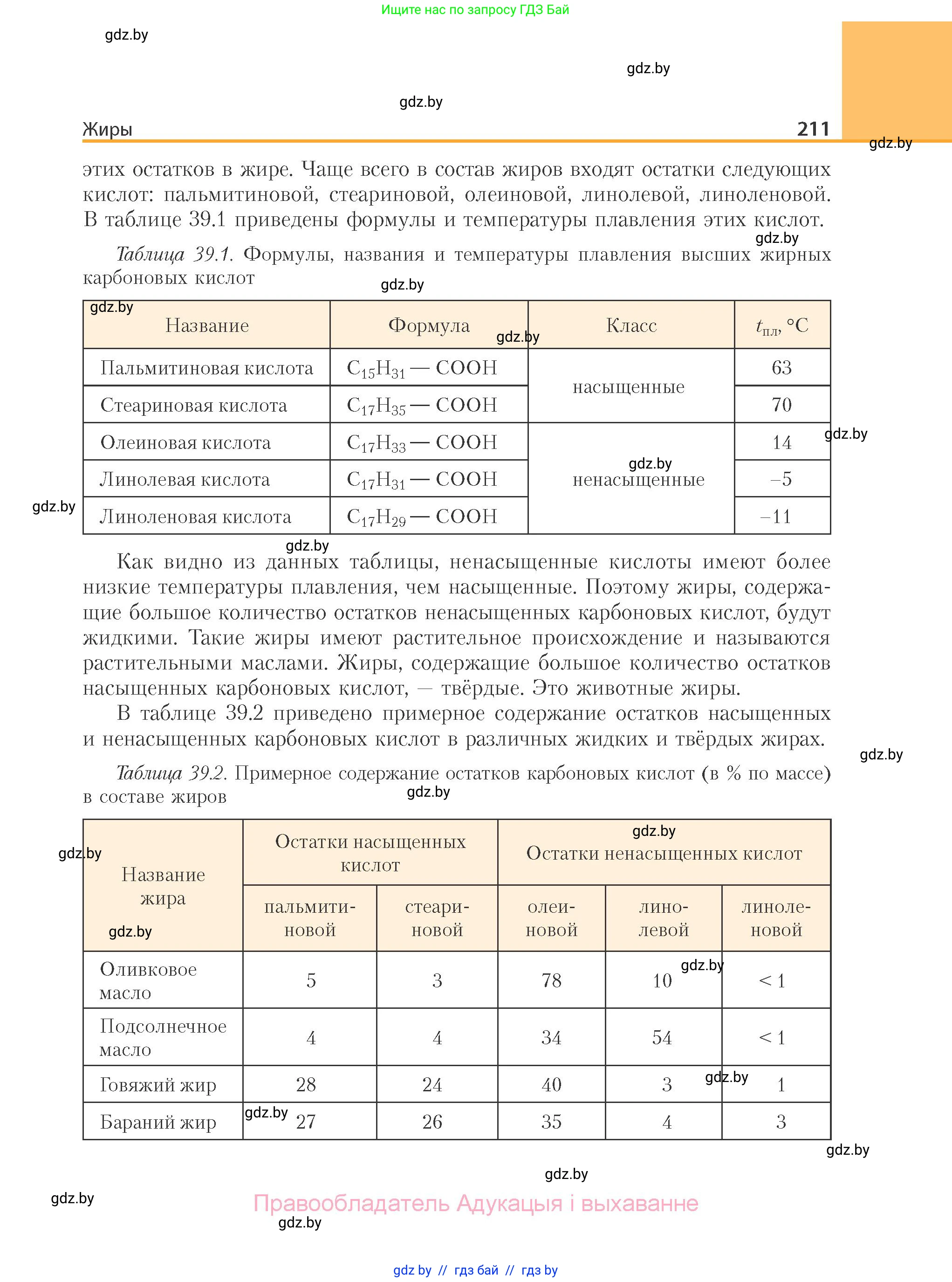 Химия, 10 класс Учебник, авторы: Колевич Татьяна Александровна, Матулис Вадим Эдвардович, Матулис Виталий Эдвардович, Варакса Игорь Николаевич, издательство Адукацыя i выхаванне, Минск, 2019, страница 211